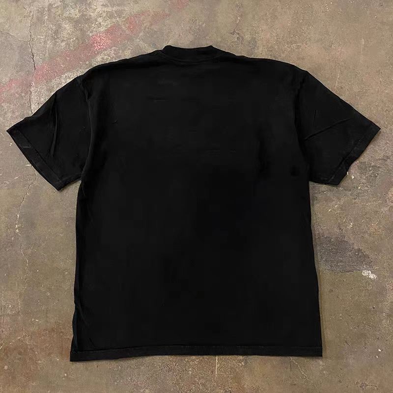 Vintage Black washed retro fruit print t-shirt Size US M / EU 48-50 / 2 - 2 Thumbnail