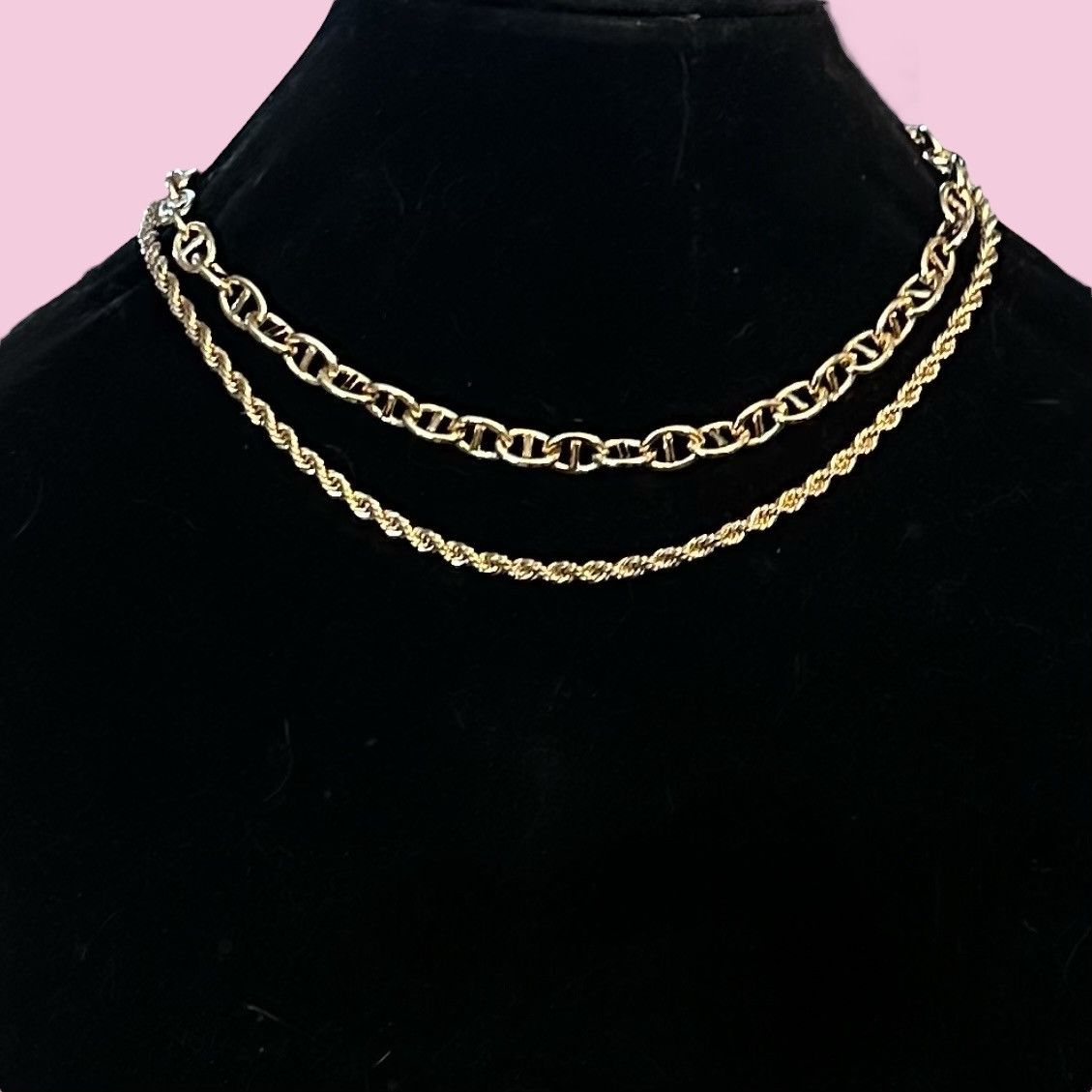 Other Gold tone interchangeable layered chain necklace Size ONE SIZE - 1 Thumbnail