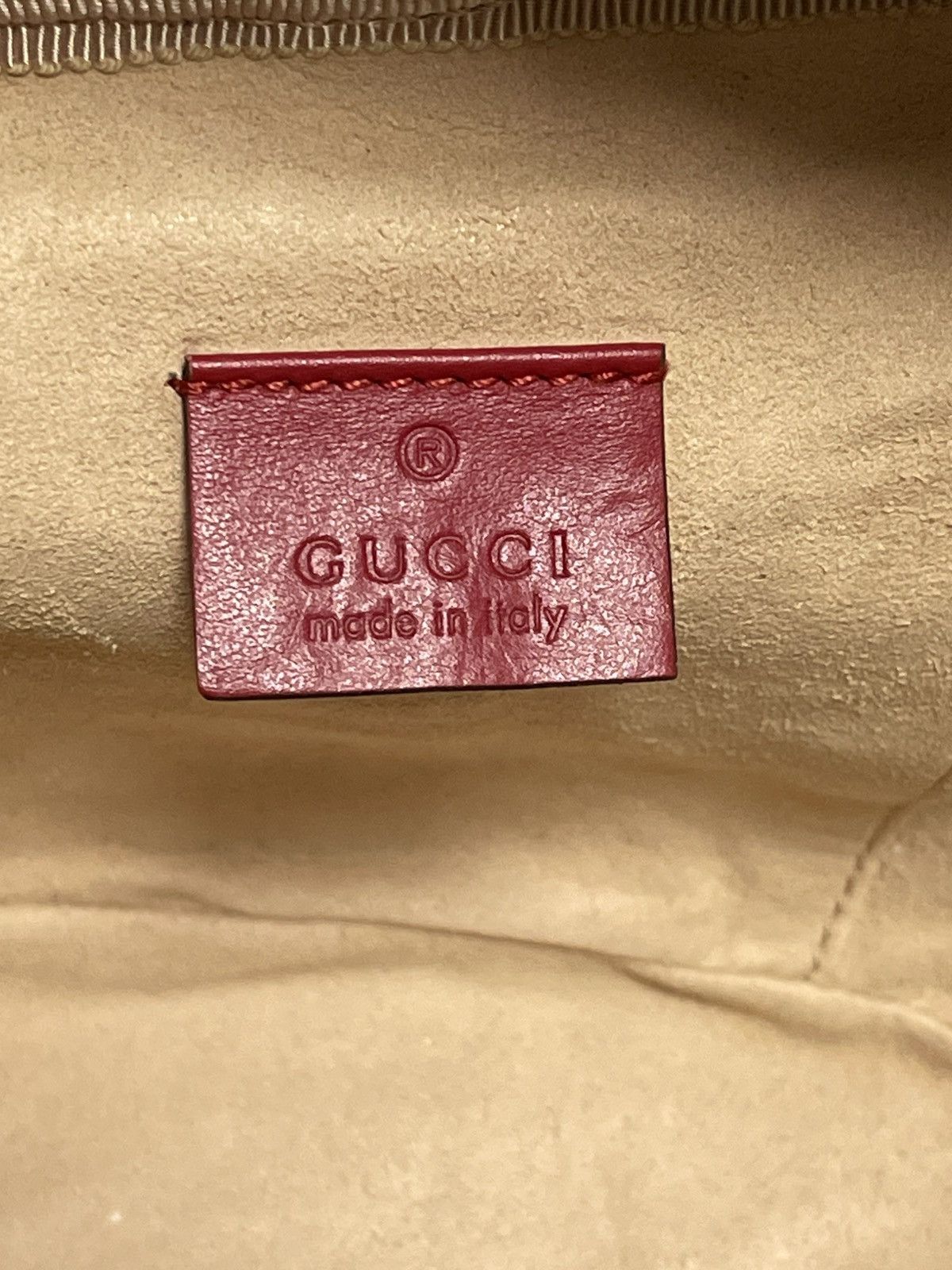 Gucci Gucci Leather Marmont Mini Backpack Size ONE SIZE - 14 Thumbnail