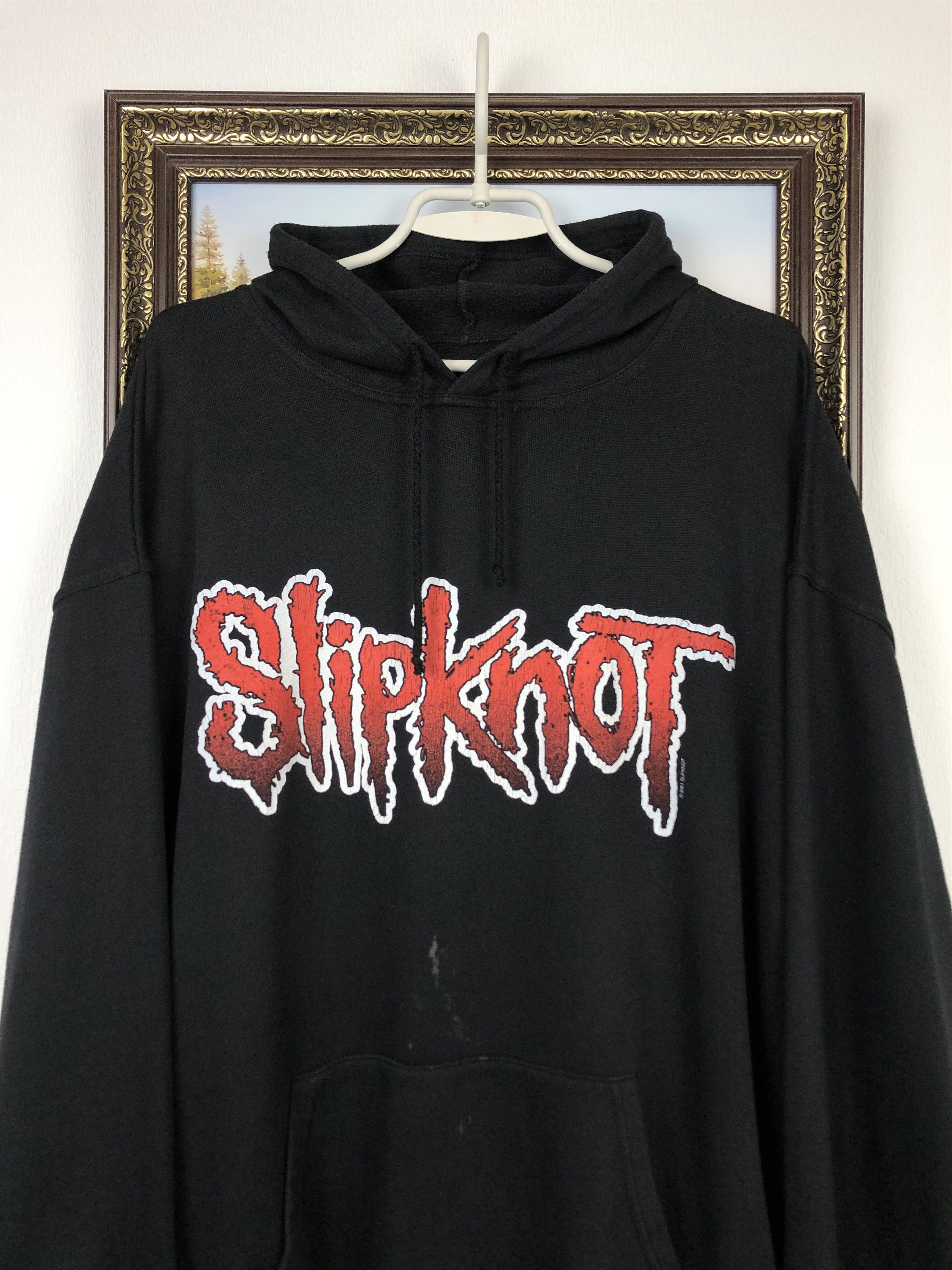 Vintage Vintage Slipknot Iowa Over Print Hoodie Black Jacket Band Size US XL / EU 56 / 4 - 5 Thumbnail
