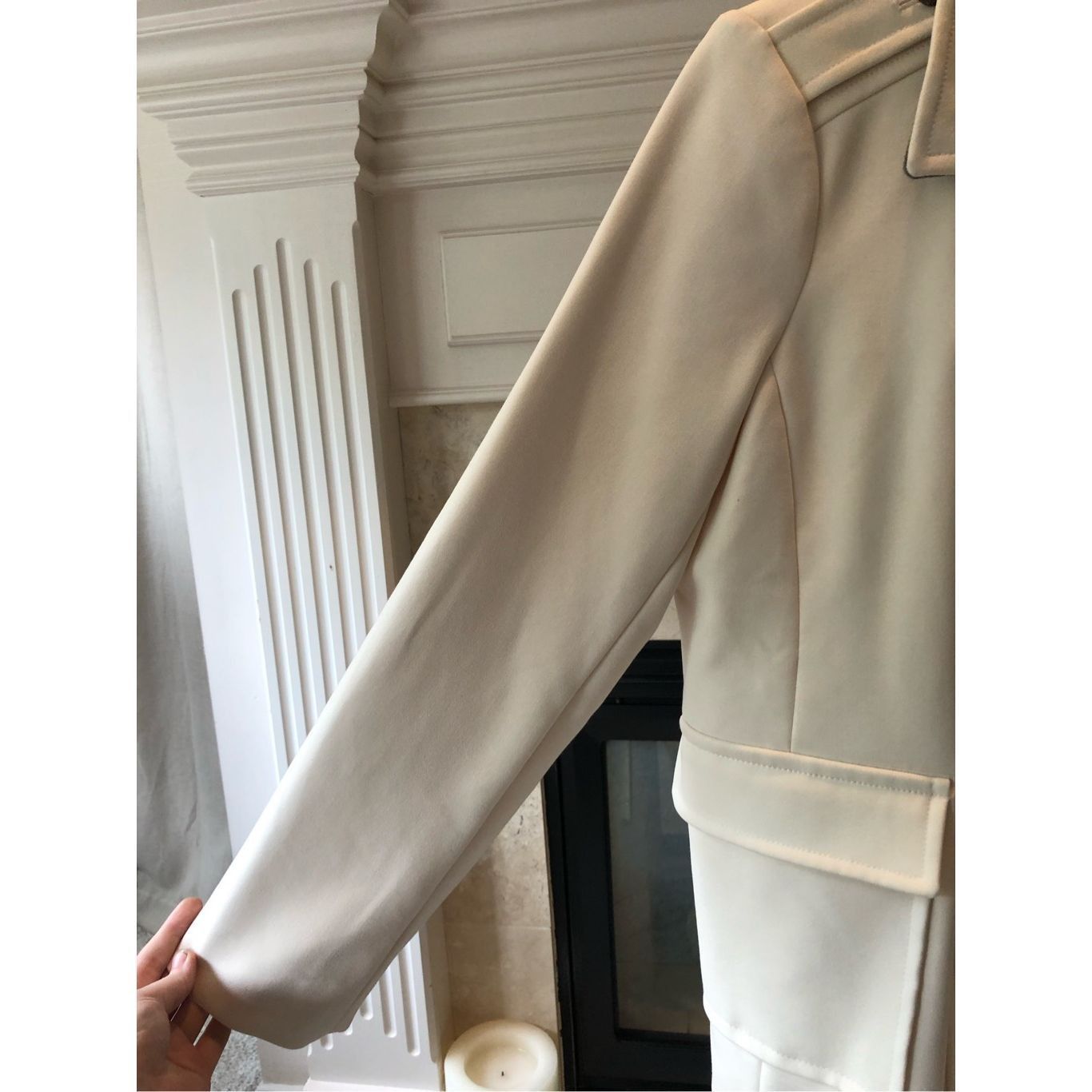 Liz Claiborne Liz Claiborne Women’s White Elegant Button Up Blazer Style C Size XL / US 12-14 / IT 48-50 - 3 Thumbnail