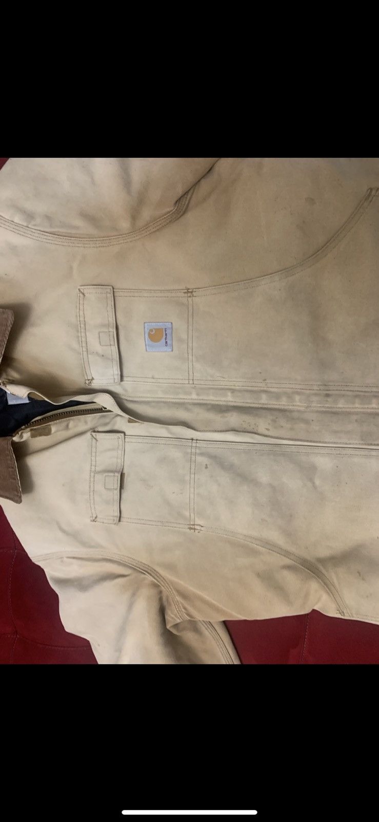 image of Carhartt Detroit Work Jacket in Beige, Men's (Size XL)