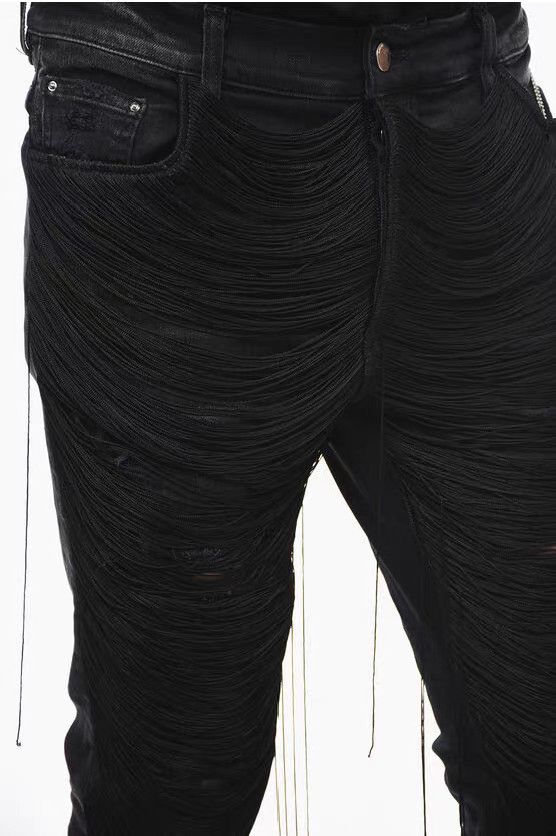 Amiri Amiri Men's Fringe Jeans Size US 37 - 8 Thumbnail