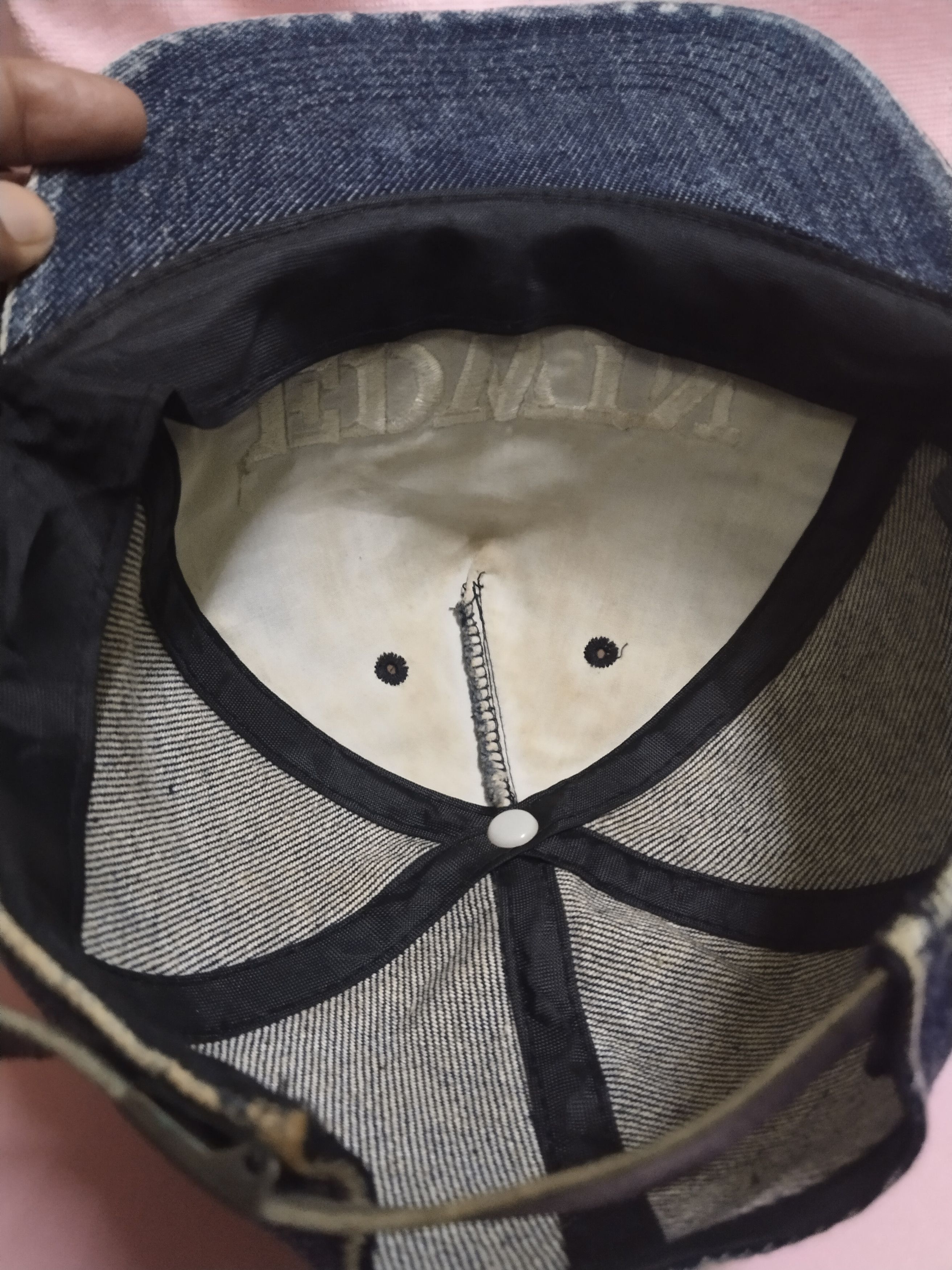 Edwin VINTAGE DENIM EDWIN ADJUSTABLE LEATHER CAP Size ONE SIZE - 9 Thumbnail
