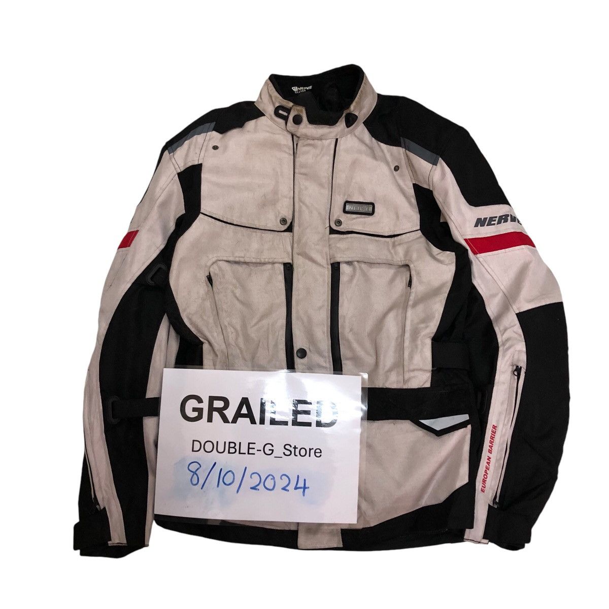 Hein Gericke × Japanese Brand 📌Vintage Biker Jacket Motor Cross Racing Nerve Issey Miyake Size US XL / EU 56 / 4 - 1 Thumbnail