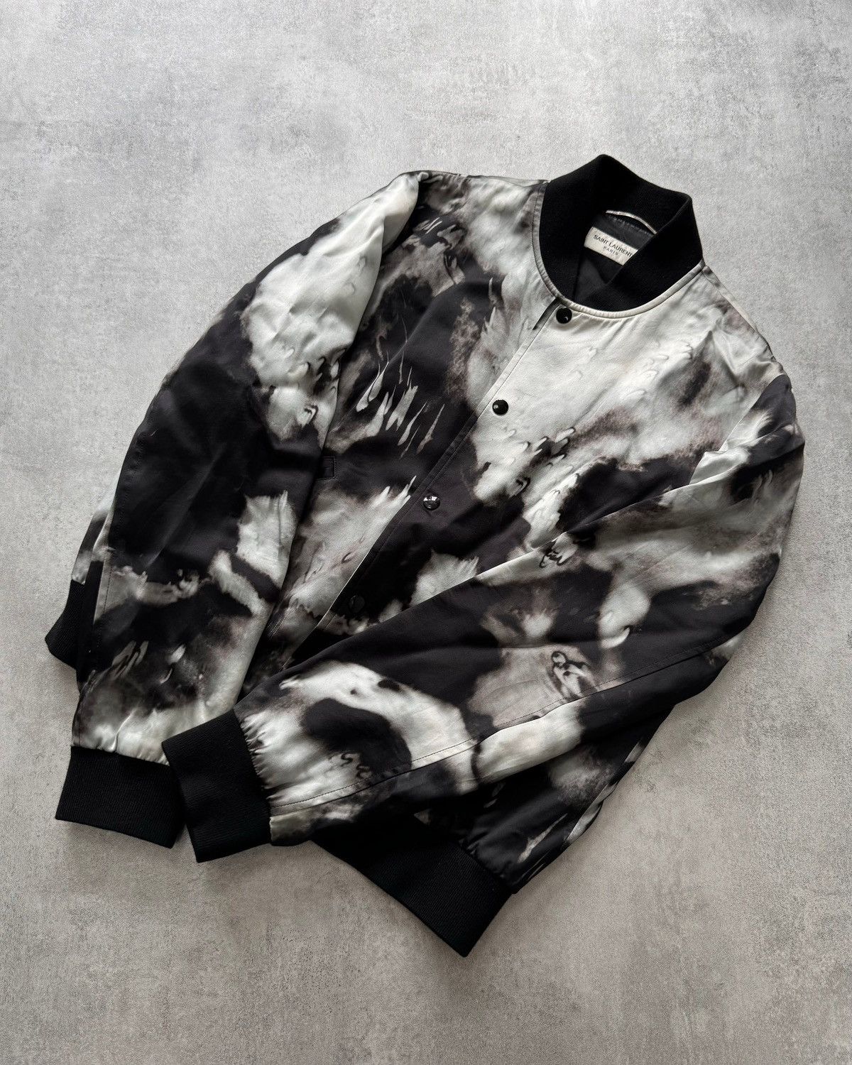 Saint Laurent Paris SS 2017 Saint Laurent Paris Tie Dye Varsity Jacket Size US M / EU 48-50 / 2 - 8 Thumbnail