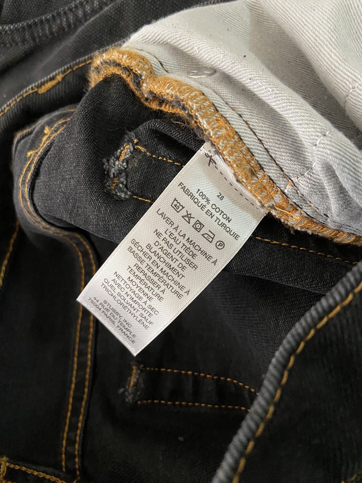 Stussy Stussy Washed Black Denim Short Baggy NEW 28 Size US 28 / EU 44 - 6 Thumbnail