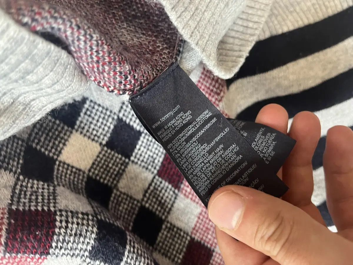 Tommy Hilfiger Vintage Tommy Hilfiger Heritage Argyle Sweater Gray Size M Size US M / EU 48-50 / 2 - 4 Thumbnail