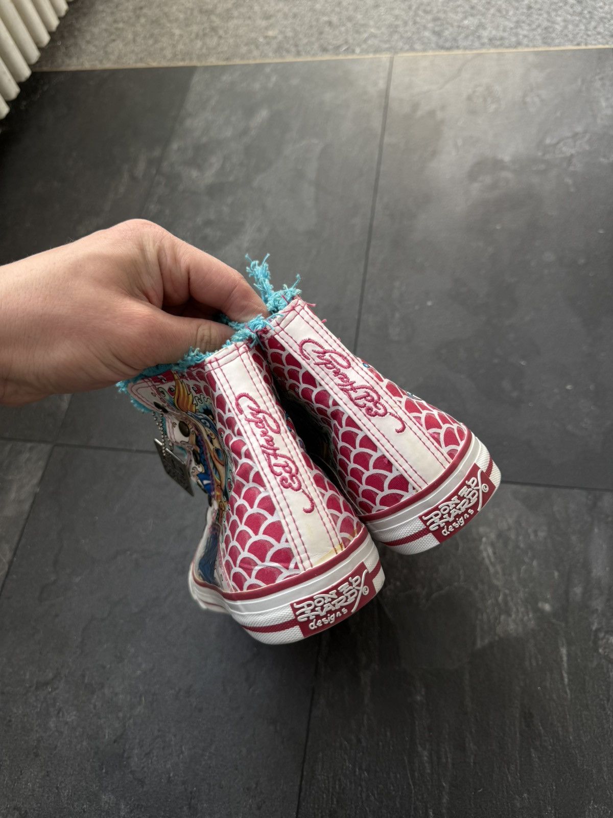 Christian Audigier × Ed Hardy × Vintage Ed hardy vintage Y2K sneakers streetwear style Size US 8 / EU 41 - 10 Thumbnail