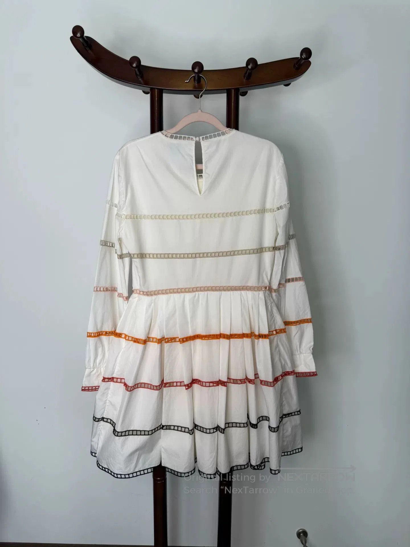 Fendi Fendi Embroidered Gradient Hem Dress. Size US M / EU 48-50 / 2 - 7 Thumbnail