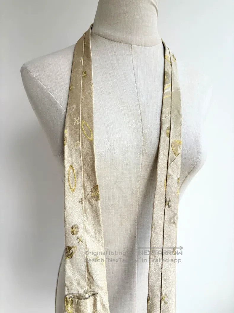 Vivienne Westwood Vivienne Westwood Golden Yellow Saturn Planet Tie with Sta Size ONE SIZE - 6 Thumbnail