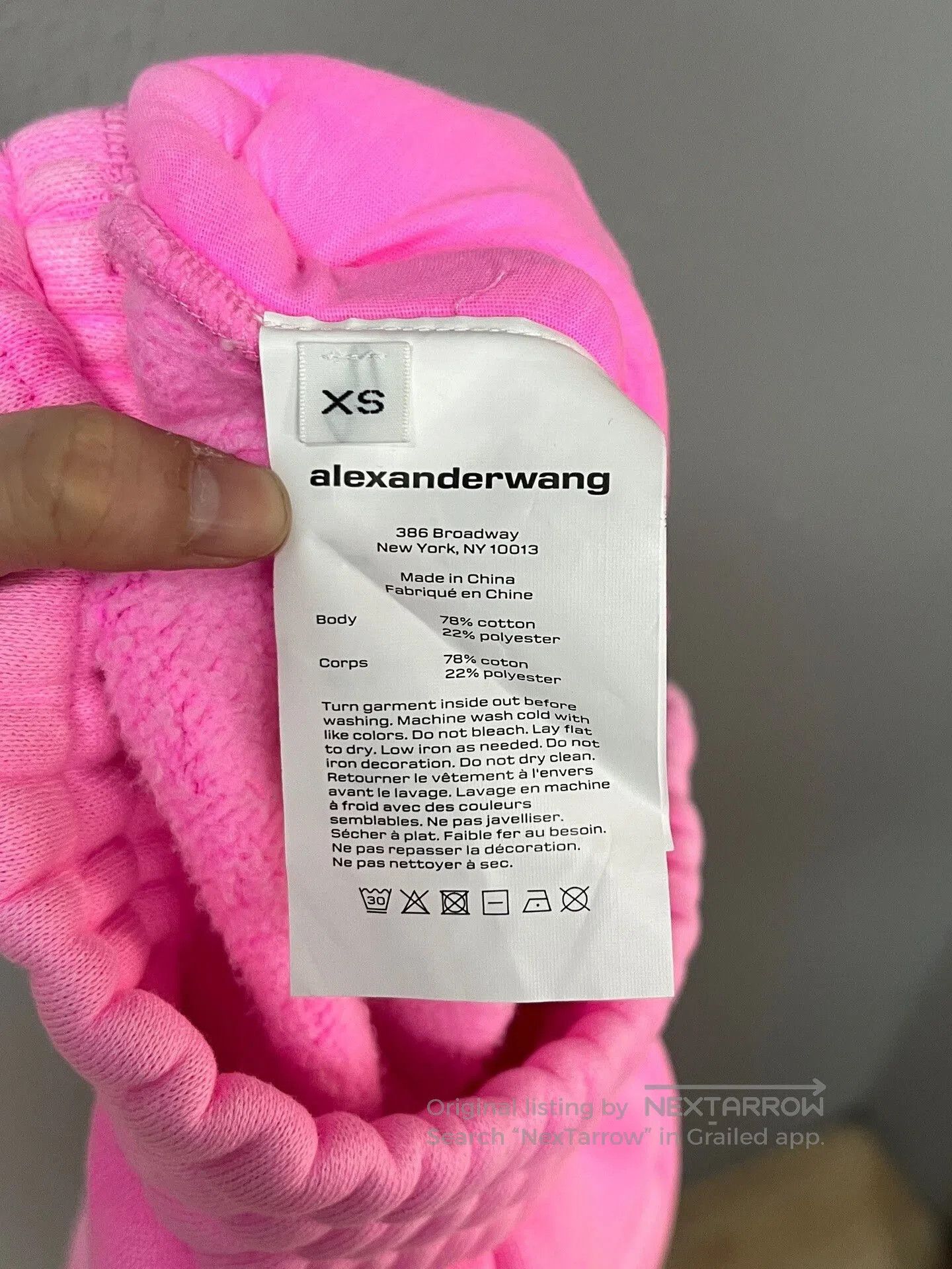 Alexander Wang pink fleece joggers by alexander wang. Size 23" - 5 Thumbnail