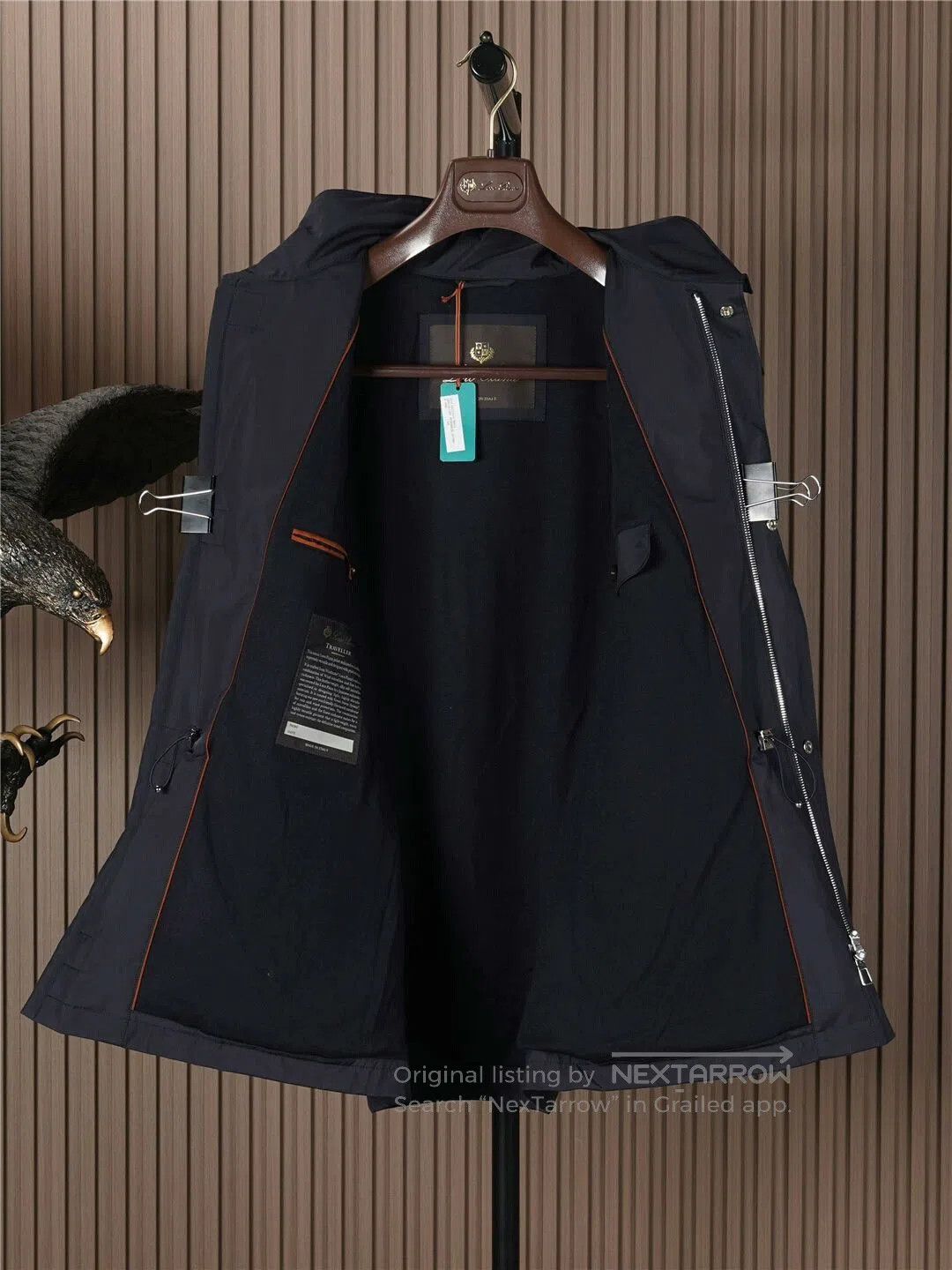 Loro Piana Loro Piana Traveller Jacket Navy Blue. Size US XL / EU 56 / 4 - 3 Thumbnail