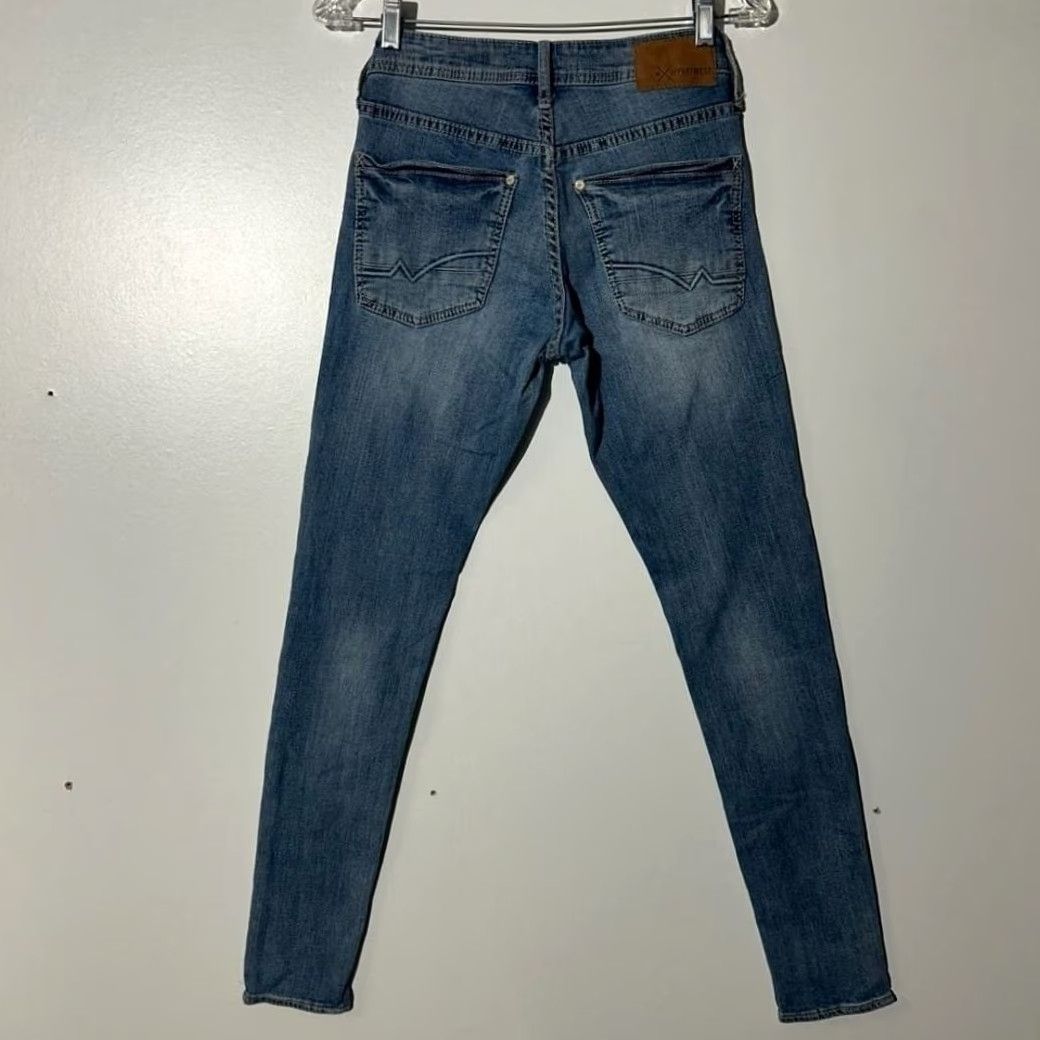 Vintage Departwest Trouper Skinny Jeans Mens 26R Blue Medium Wash Denim Jeans Slim Fit 5-Pocket Size US 26 / EU 42 - 5 Thumbnail
