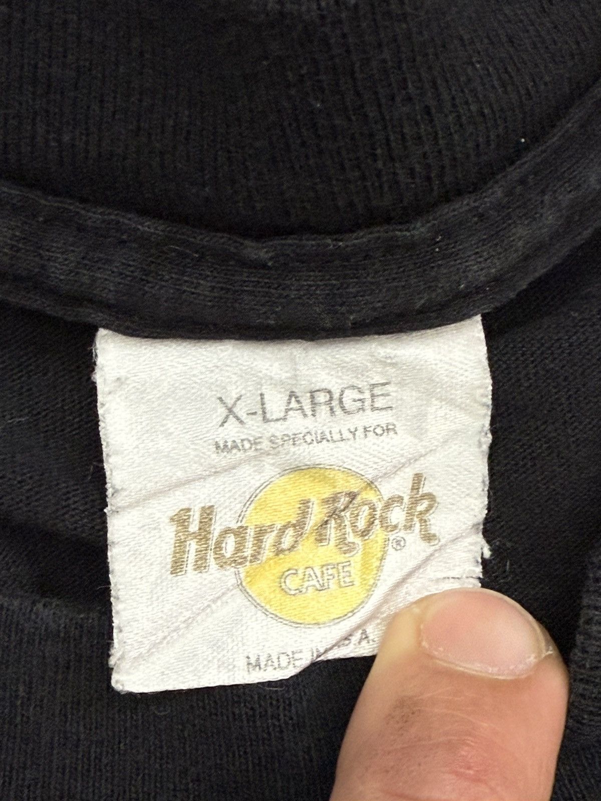 Hard Rock Cafe × Vintage Vtg Hard Rock Cafe Miami T-Shirt XL 80-90s SingleStitch USA Size US XL / EU 56 / 4 - 5 Thumbnail