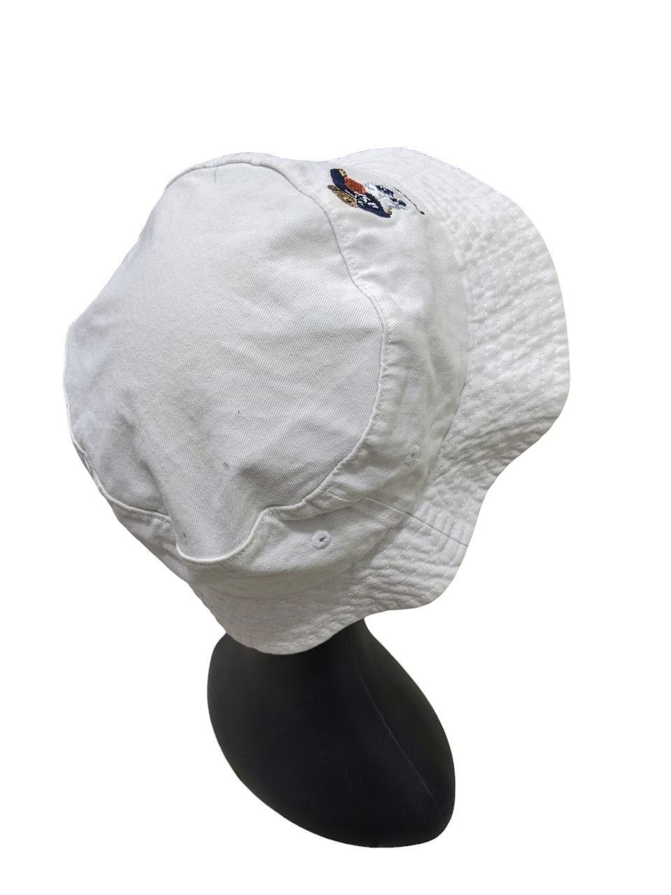 Polo Ralph Lauren VINTAGE POLO RALPH LAUREN ICONIC BEAR USA TWILL BUCKET HAT Size ONE SIZE - 3 Thumbnail