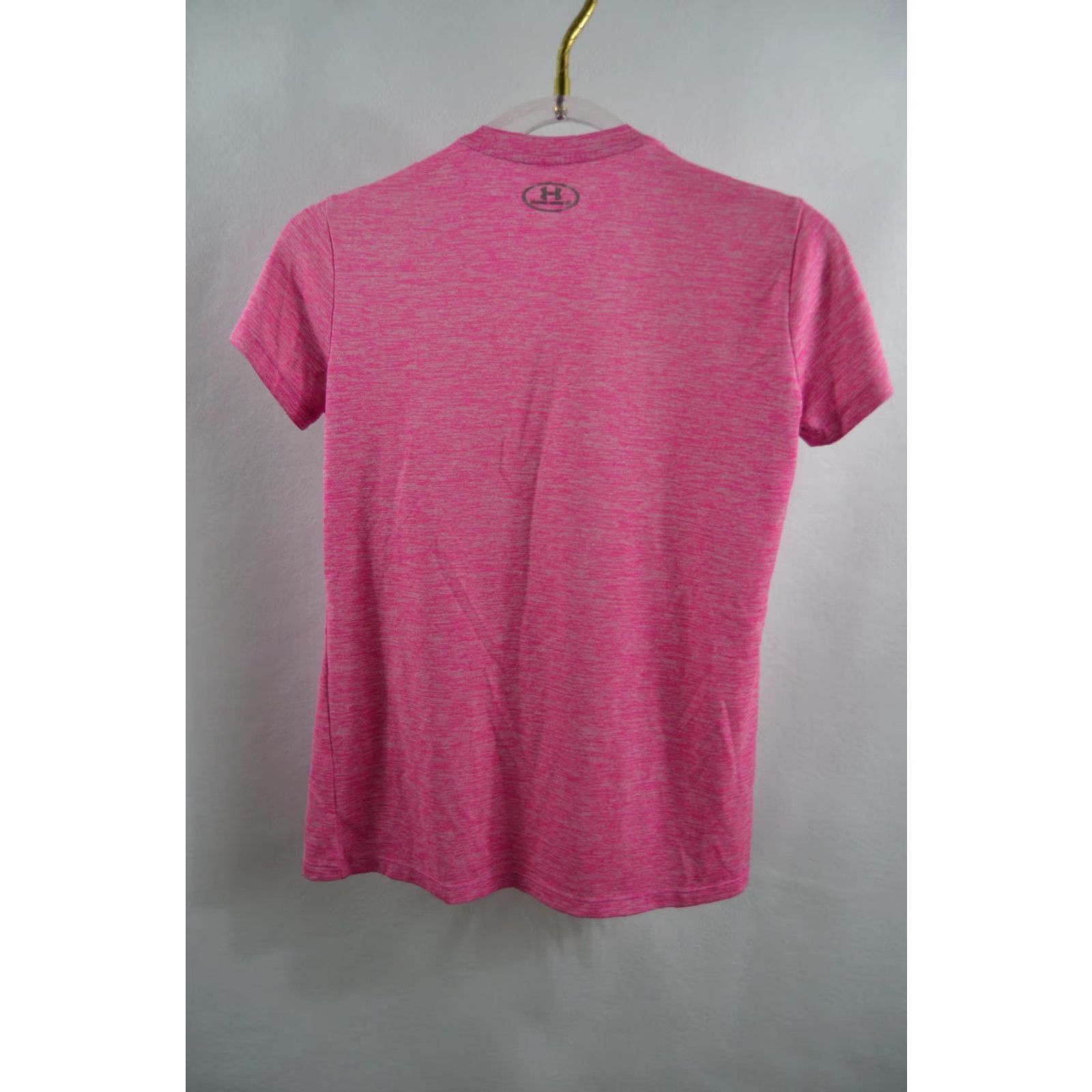 Under Armour UNDER ARMOUR HEATGEAR T-SHIRT Unisex Pink SZ SM Shirt Adult Small Pink All Seasons Cotton Blend Short Sleeve Crew Neck Mens/Womens/Unisex Size US S / EU 44-46 / 1 - 5 Thumbnail