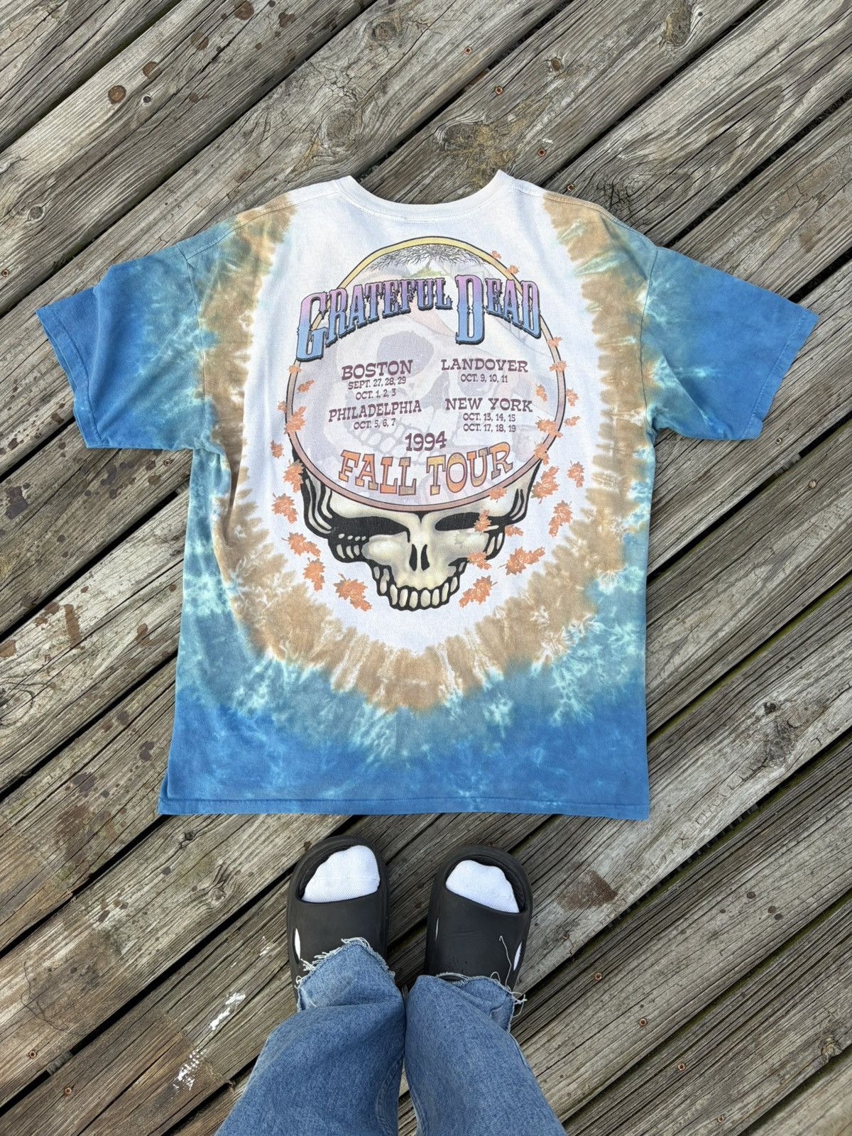 Liquid Blue 1994 Grateful Dead tour AOP graphic shirt Size US XL / EU 56 / 4 - 6 Thumbnail