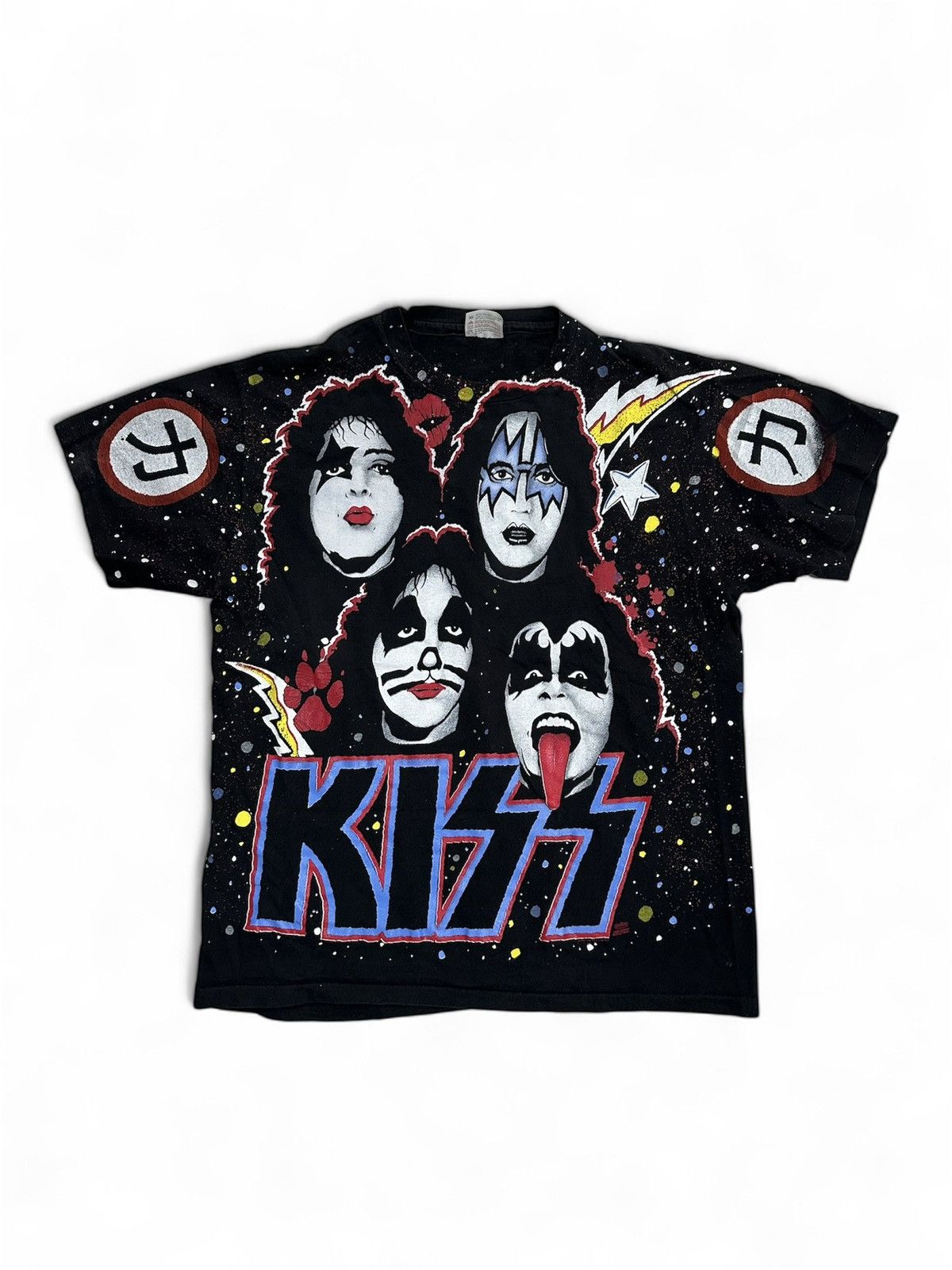 Hanes KISS Faces T-Shirt Adult L Rare Size US L / EU 52-54 / 3 - 1 Thumbnail