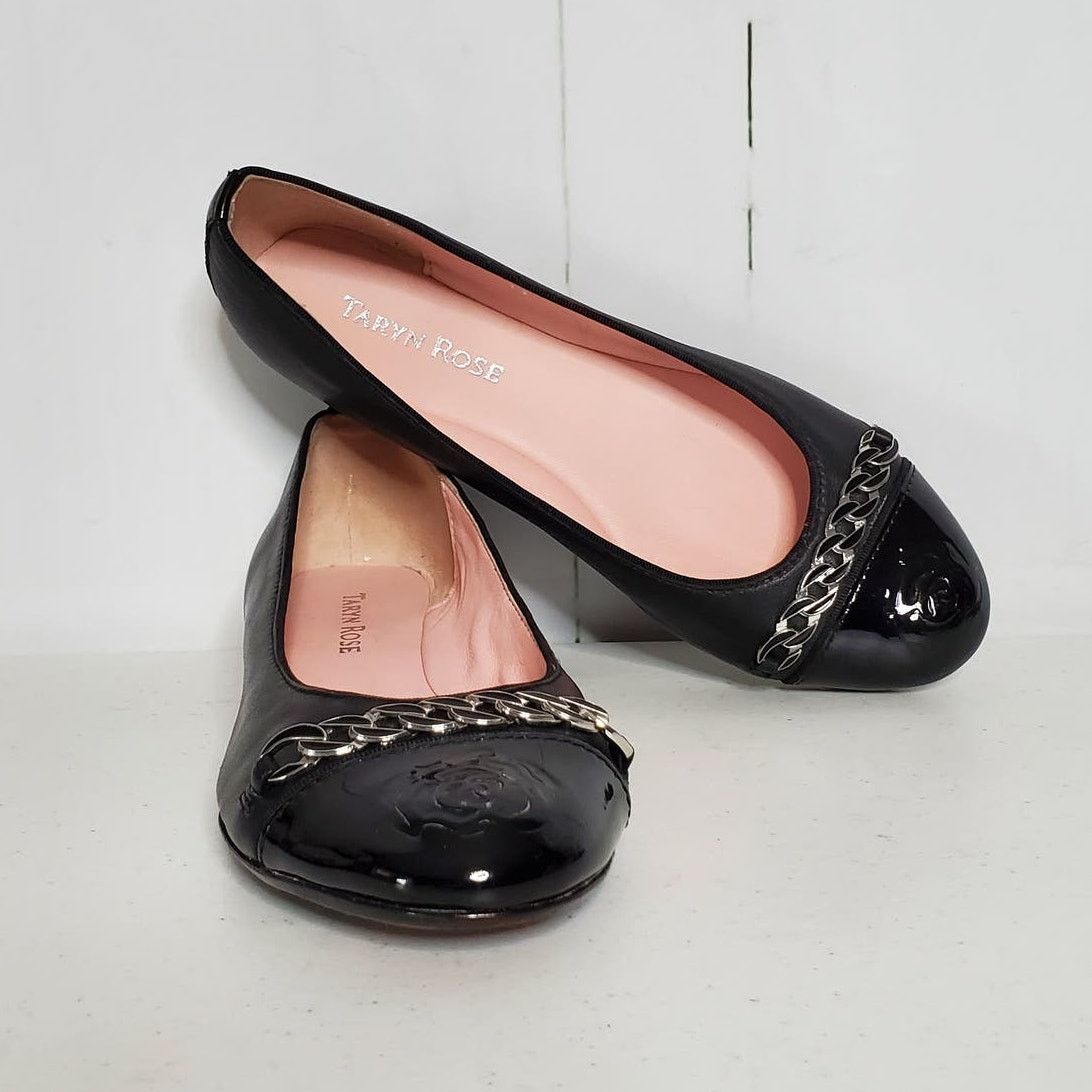 Other Taryn Rose Paola Soft Leather Cap Toe Ballerina Pumps 6 Size US 6 / IT 36 - 9 Thumbnail