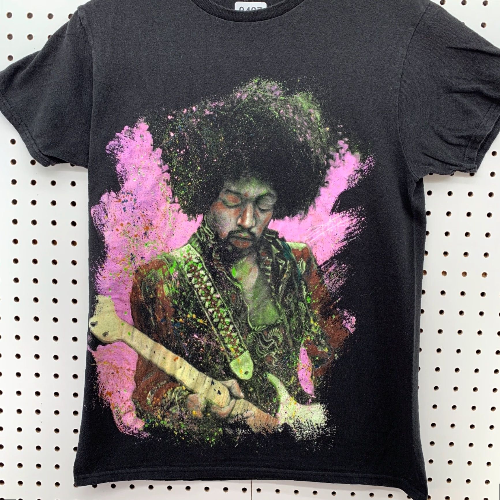 Vintage VINTAGE Jimi Hendrix Shirt Mens Small Black Abstract Graphic Music Rock 17x26.5 Size US S / EU 44-46 / 1 - 4 Thumbnail