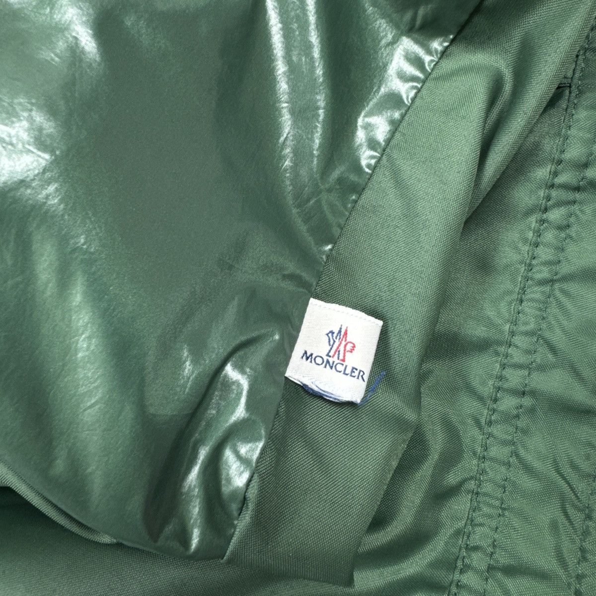 Moncler Men`s Moncler Emile Green Nylon Bomber Jacket Size 2 / M Size US M / EU 48-50 / 2 - 17 Thumbnail