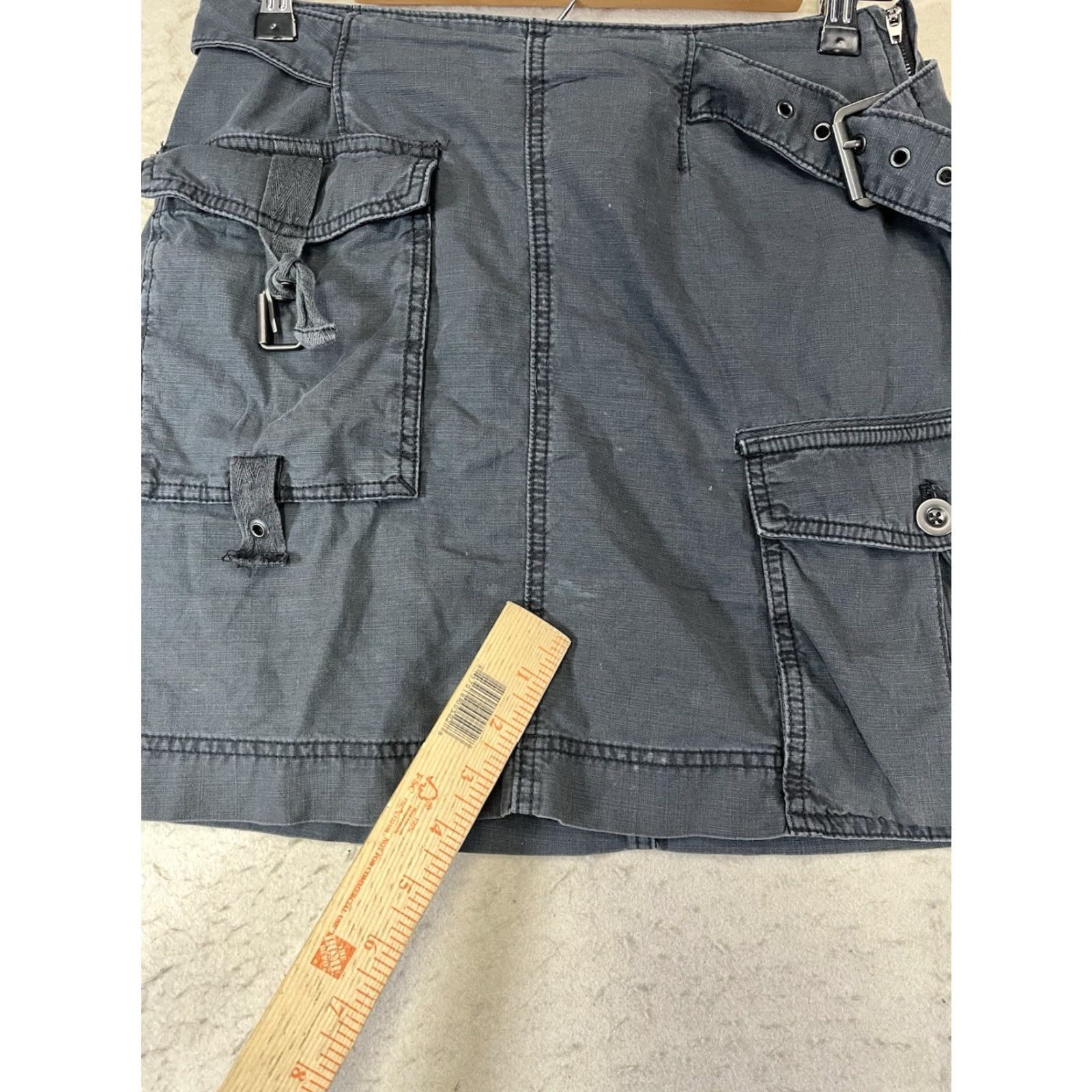 Free People Free People Skirt Gray Women Size 4 Cargo Mini Short US** Size 27" / US 4 / IT 40 - 7 Thumbnail