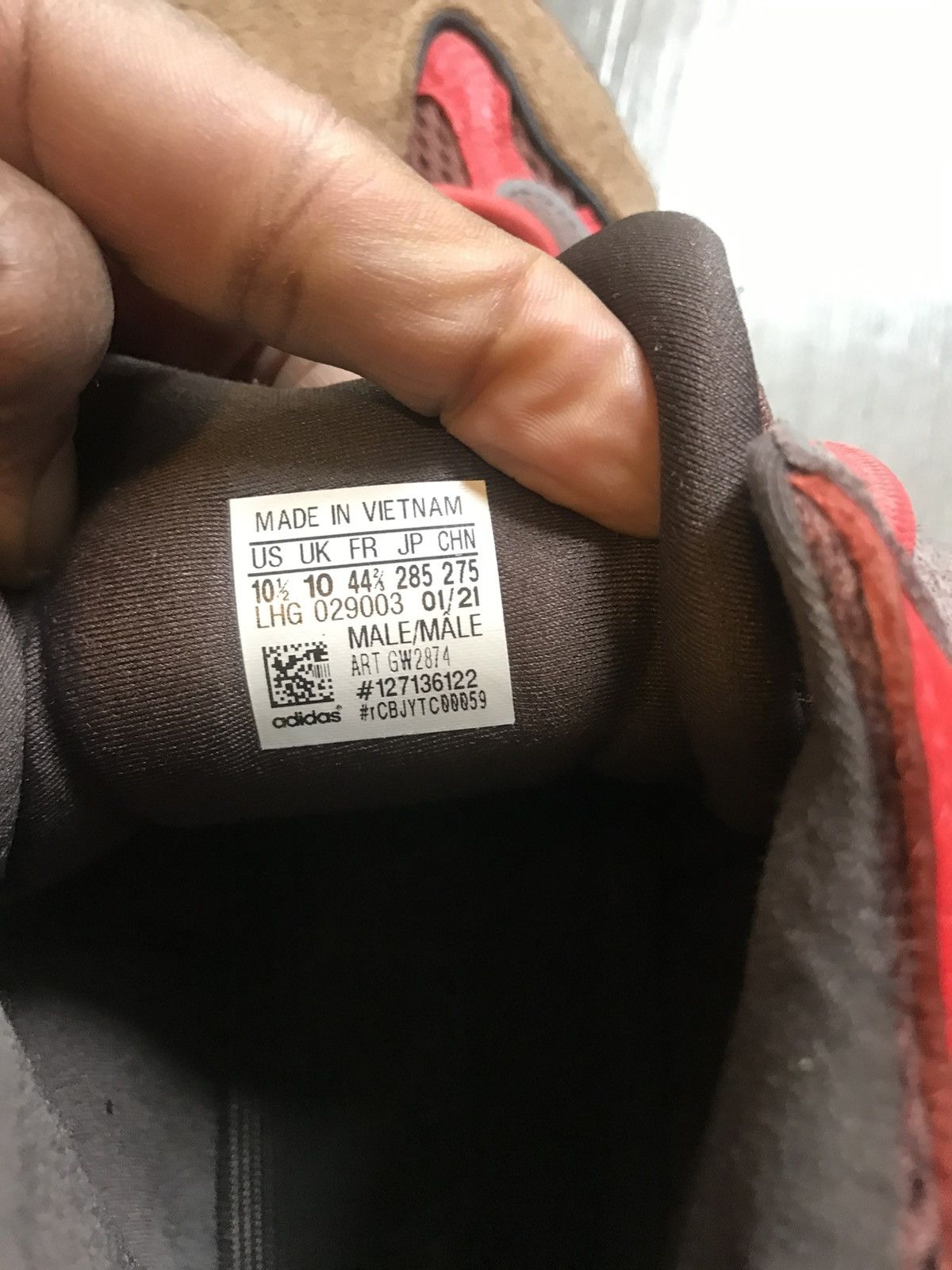 Yeezy Adidas Yeezy high top sneaker 500 sumac Size US 10.5 / EU 43-44 - 5 Thumbnail