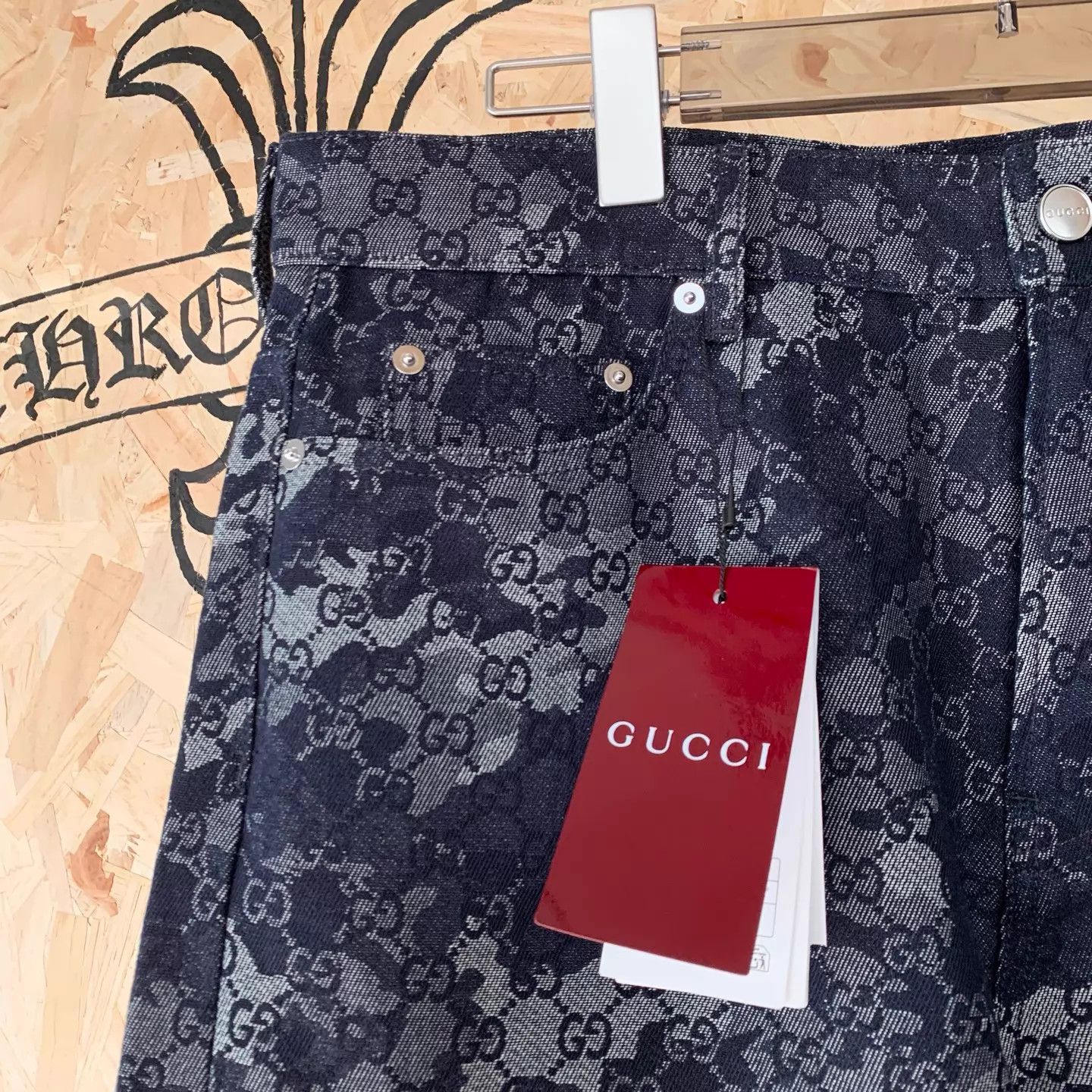 Gucci GUCCI GG Marble 5-Pocket Long Jeans 36 Size US 36 / EU 52 - 5 Thumbnail