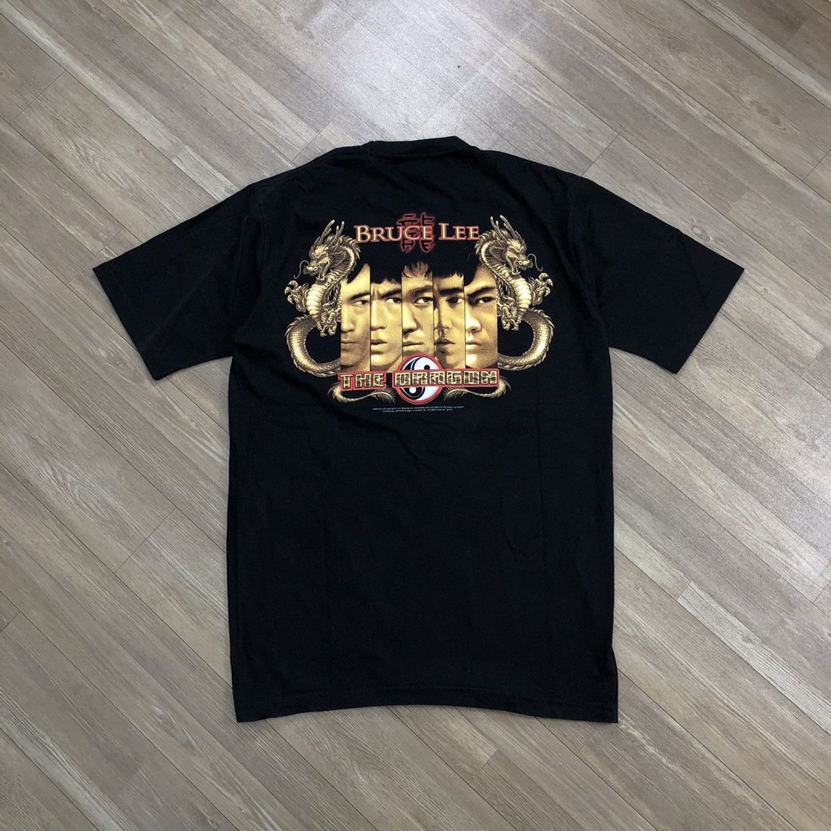 Vintage Vintage Bruce Lee The Dragons Promo Bootleg Tees Size US XL / EU 56 / 4 - 1 Thumbnail