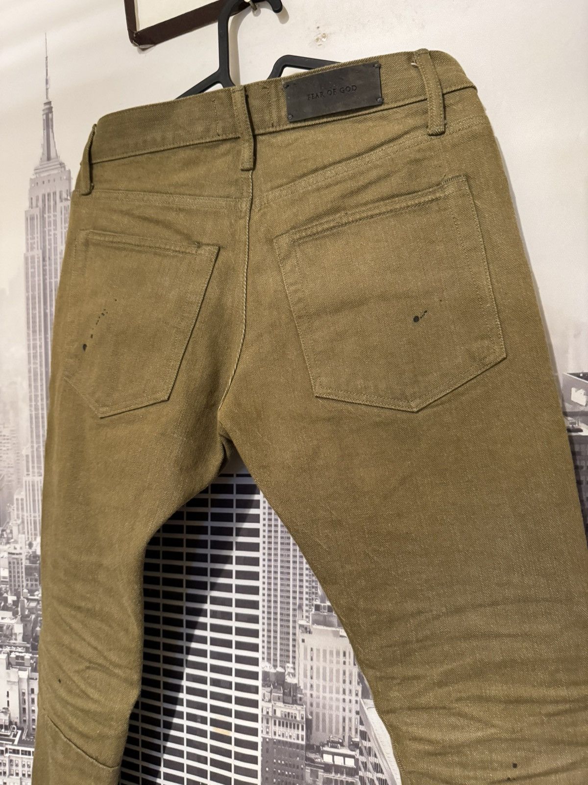 Fear of God Fear of God Fifth Collection Selvedge Jeans Olive SZ 29🔥 Size US 29 - 9 Thumbnail
