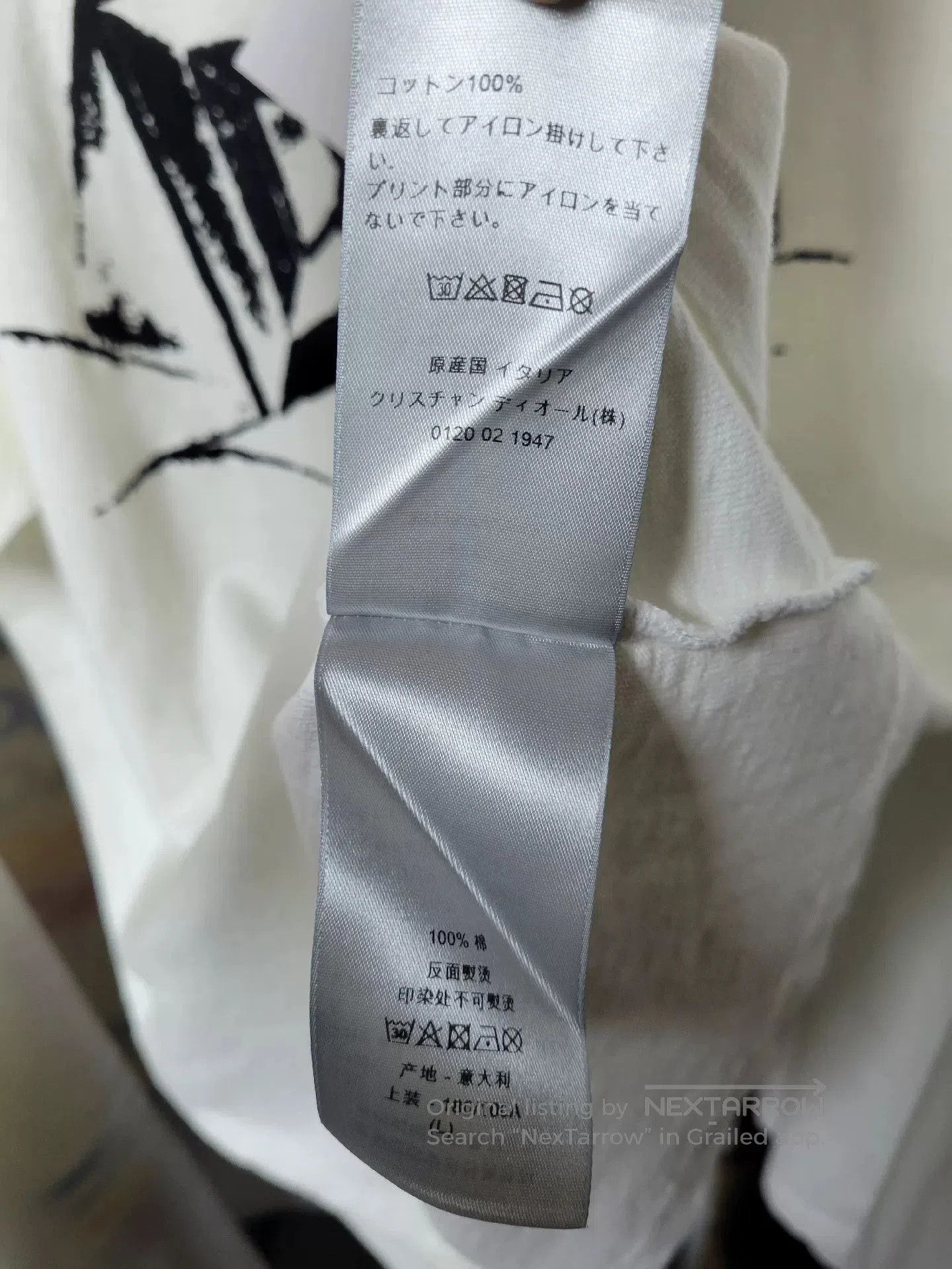 Dior Dior Logo Print Velour T. Size L / US 10 / IT 46 - 5 Thumbnail