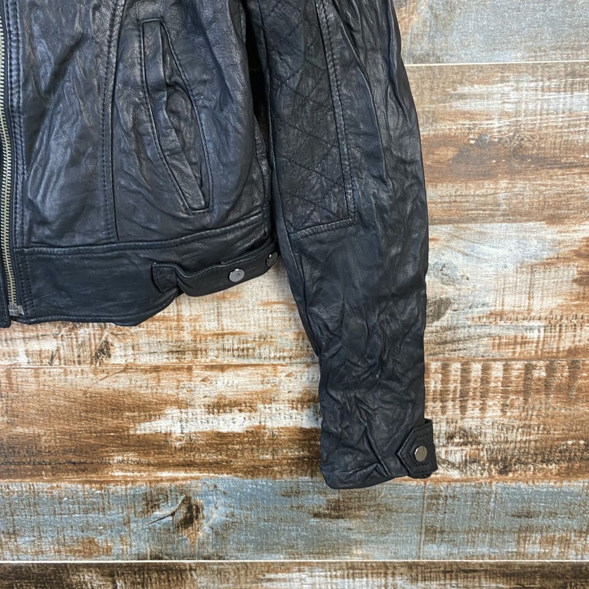 Genuine Leather DL Japan bikers vintage Black Leather Jacket #C1139 Size XS / US 0-2 / IT 36-38 - 8 Thumbnail