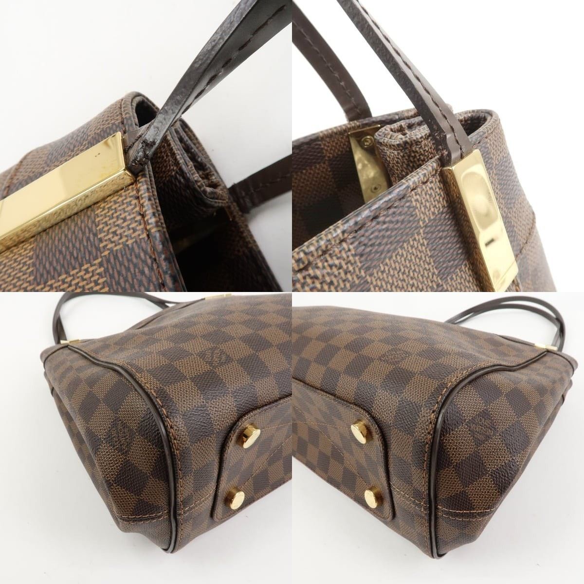 Louis Vuitton Louis Vuitton Damier Ebene Marylebone PM Shoulder Bag Brown Size ONE SIZE - 4 Thumbnail