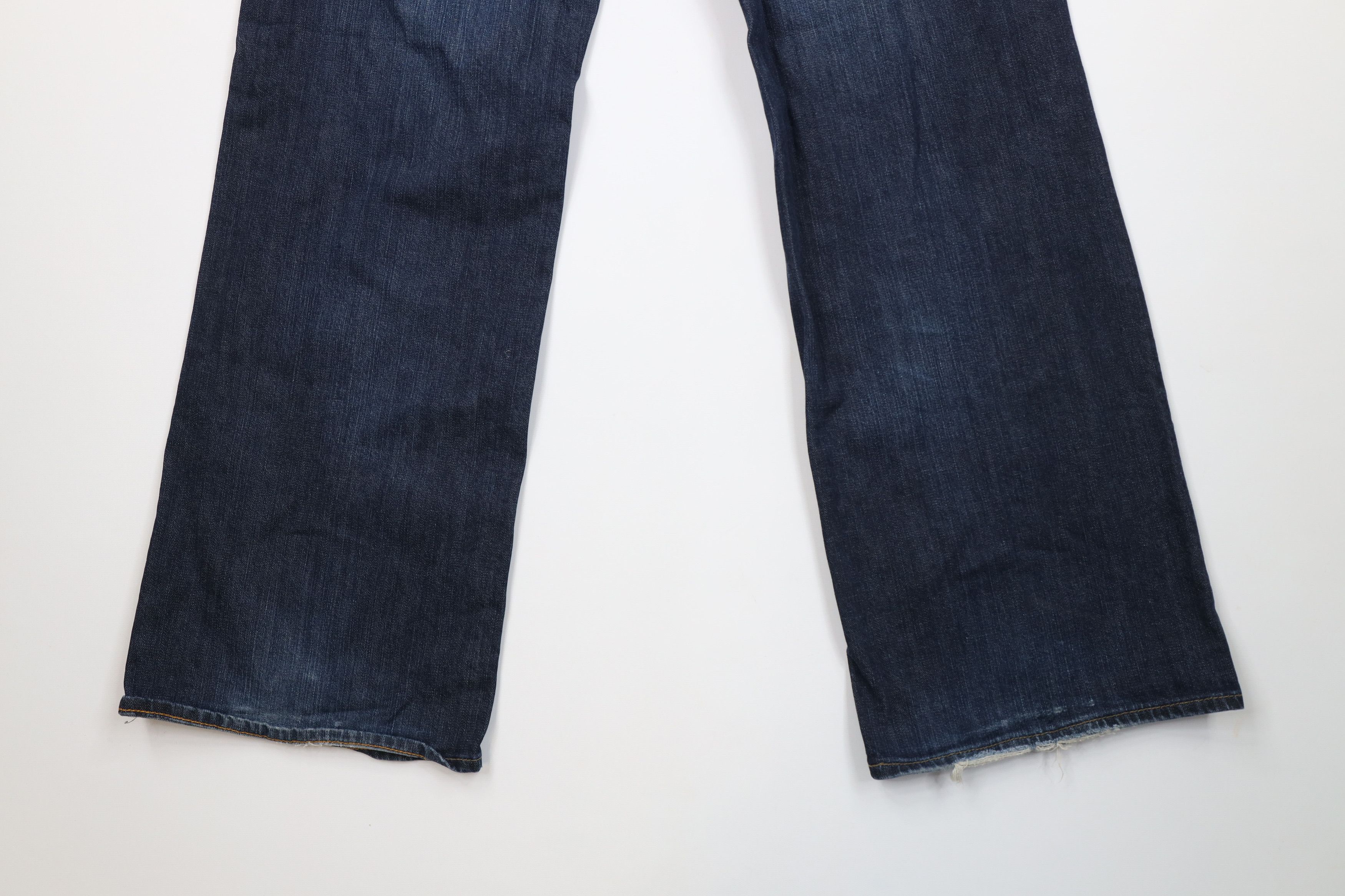 Gap Vintage Y2K Gap Stretch Flared Wide Leg Denim Jeans Blue Size 36" / US 14 / IT 50 - 12 Thumbnail