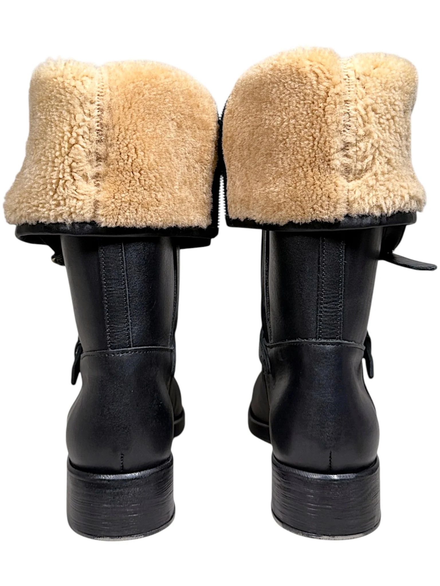 Enfants Riches Deprimes ERD Soviet Arctic Shearling Buckle Leather Boots Size US 10 / EU 43 - 19 Thumbnail