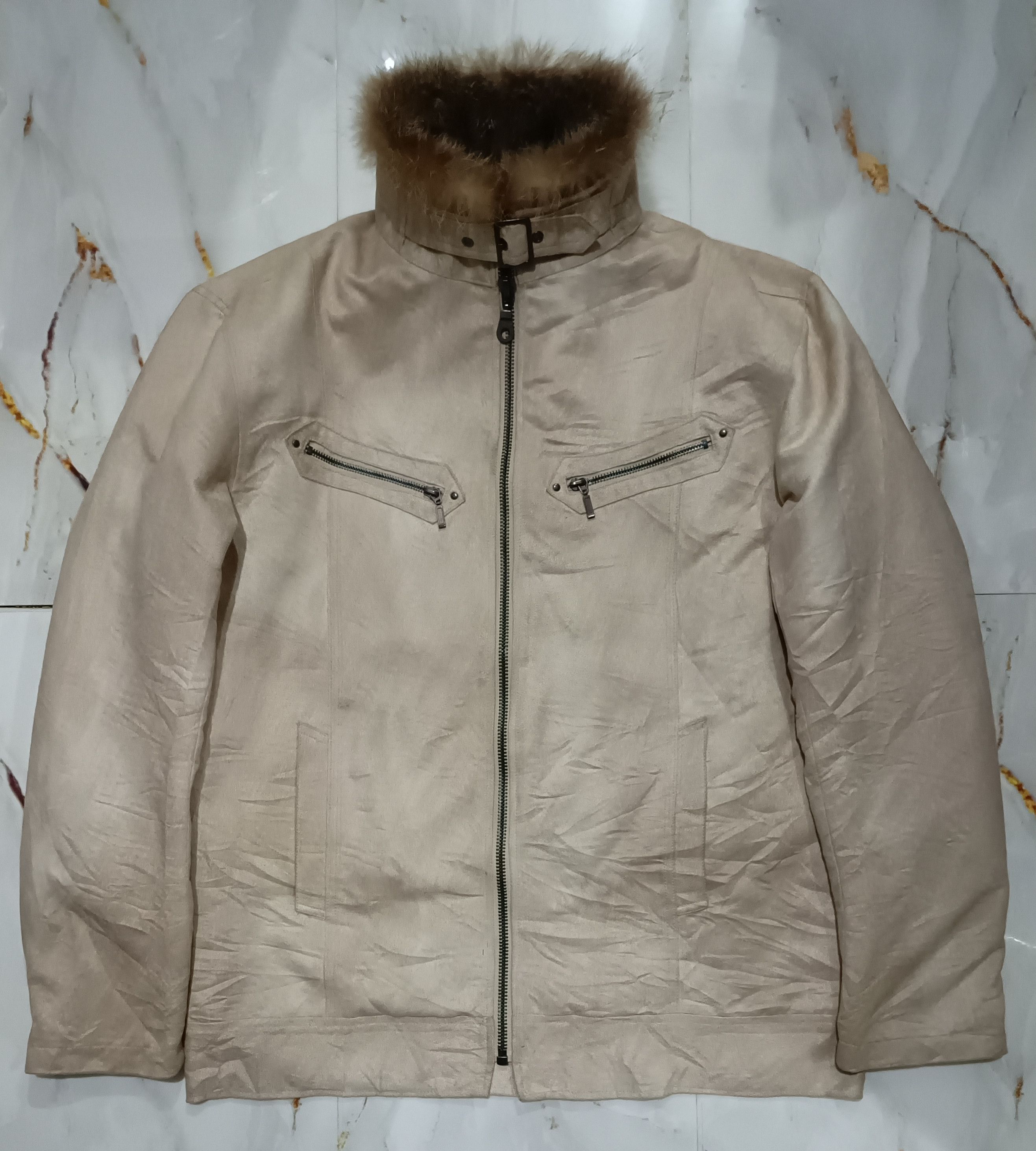 In The Attic splendid satisfaction riders raccoon suedeleather fur jacket Size US XL / EU 56 / 4 - 1 Thumbnail