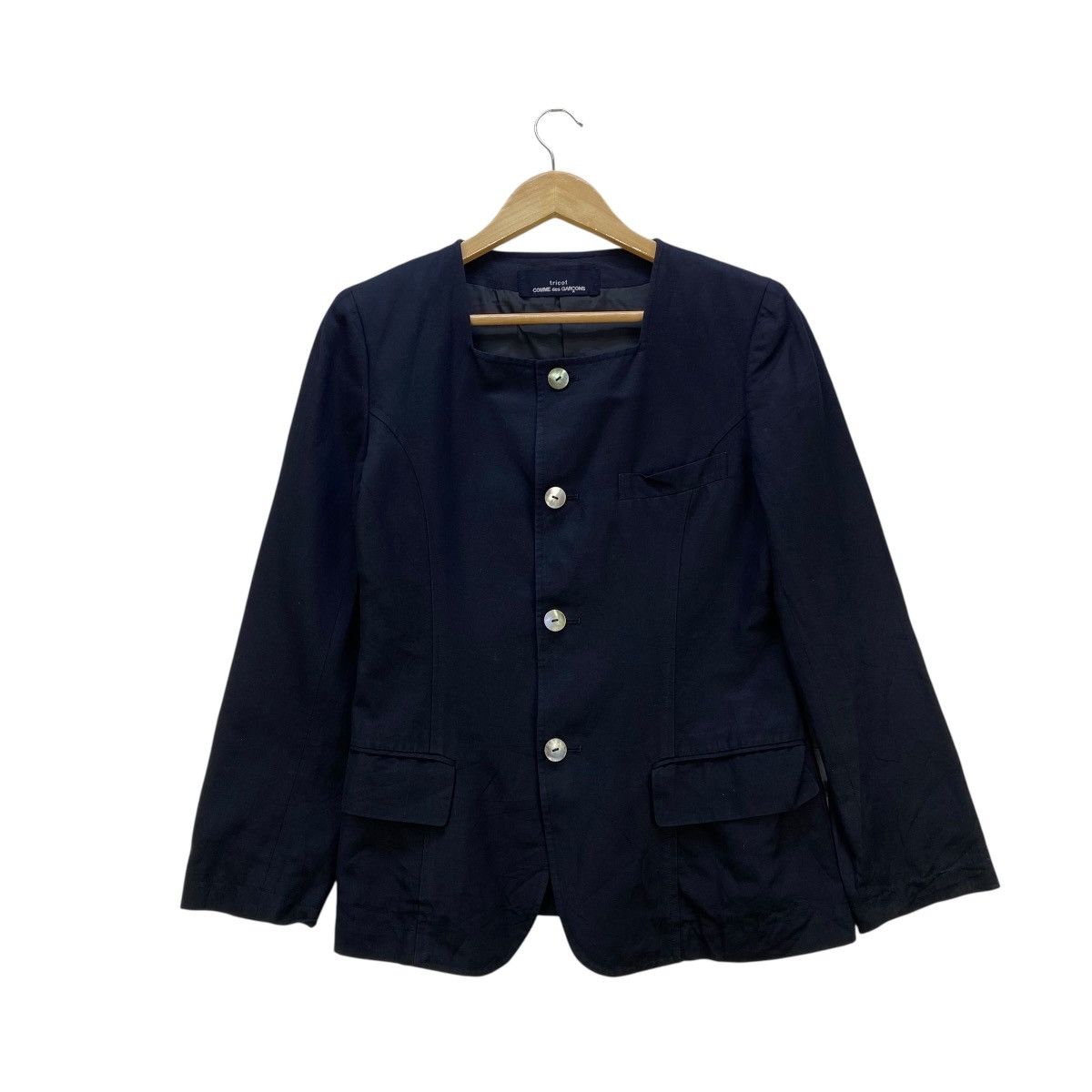 Comme des Garcons 🔥AD89 Comme des Garçons Tricot Square Neckline Jacket Size M / US 6-8 / IT 42-44 - 1 Thumbnail