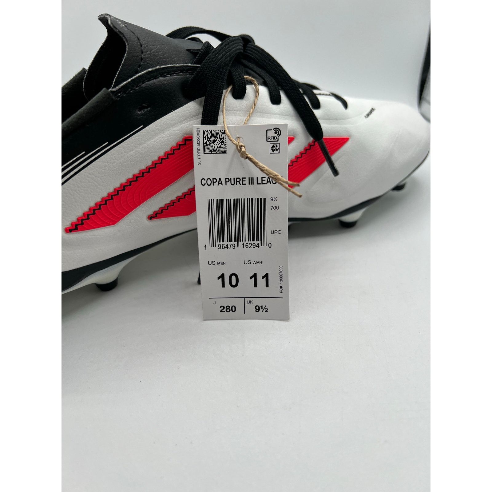 Adidas Adidas Copa Pure 3 League FG/MG “Pure Victory” size 10 mens Size US 10 / EU 43 - 7 Thumbnail