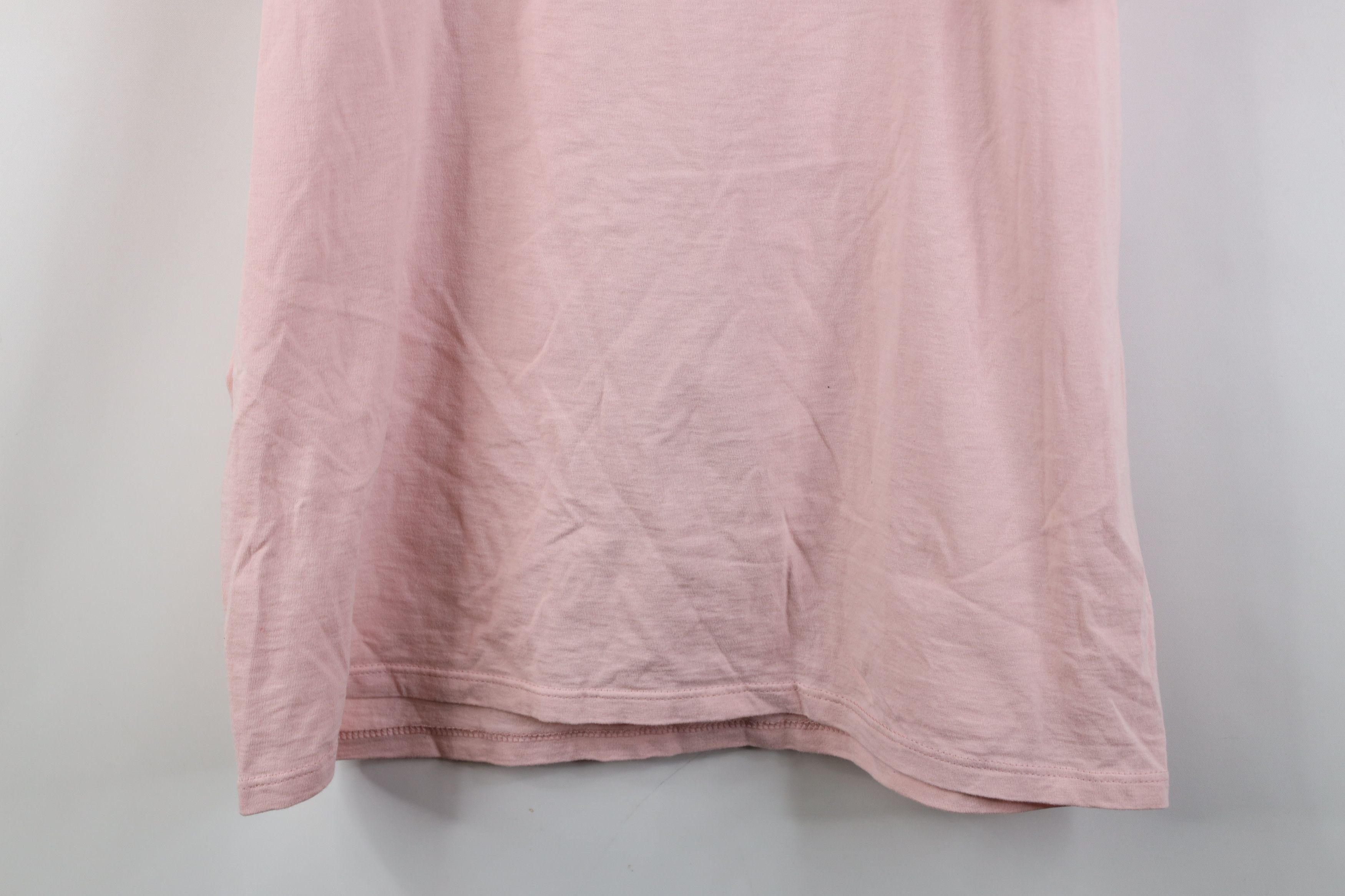 Russell Athletic Vintage 90s Russell Athletic Blank T-Shirt Pink Cotton USA Size M / US 6-8 / IT 42-44 - 15 Thumbnail