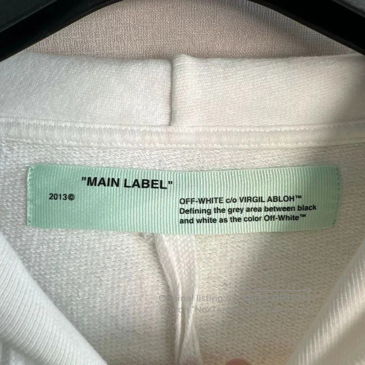 Off-White off white caution tape hooded sweatshirt. Size M / US 6-8 / IT 42-44 - 3 Thumbnail