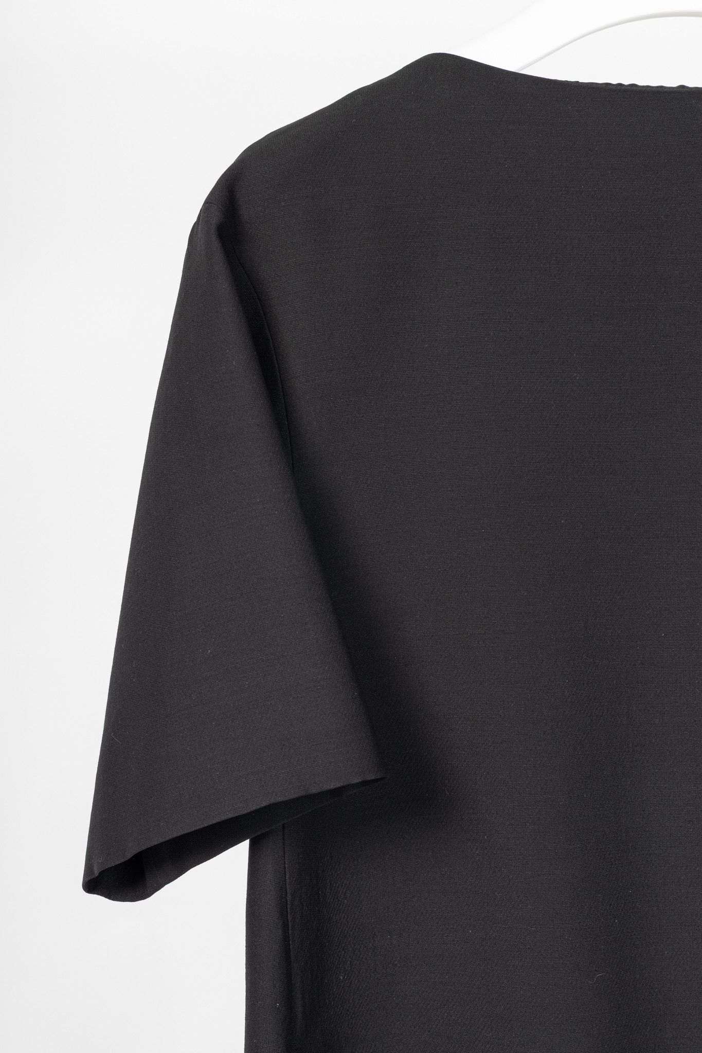 Valentino Valentino Black Wool & Silk Cady Bow-Back Mini Dress Size M / US 6-8 / IT 42-44 - 4 Thumbnail