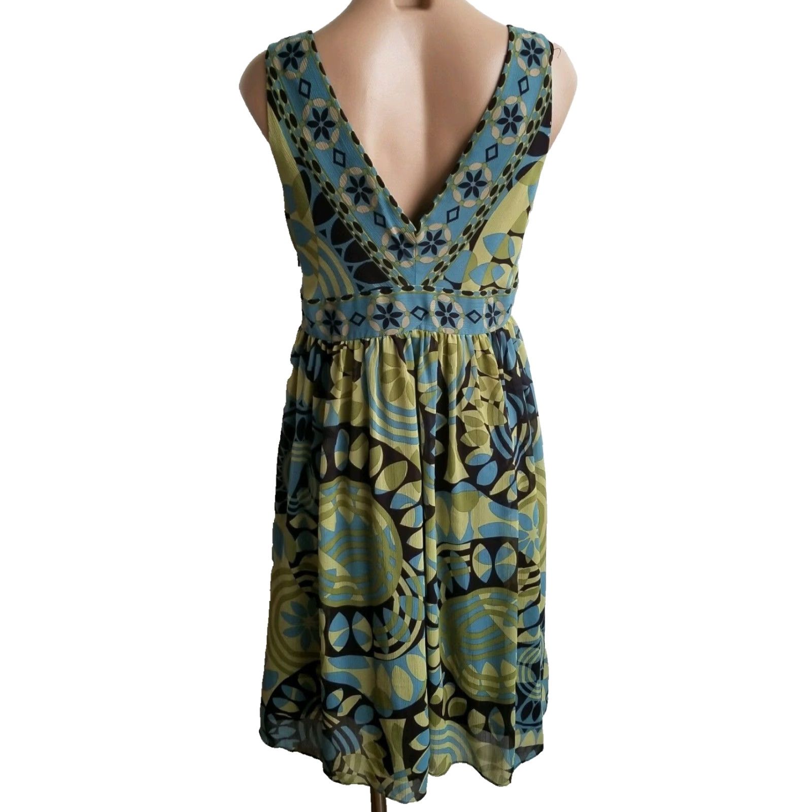 sandra darren dress Navy/Coral Sandra Darren Dress Women's – Camilla's Closet Consignment main image 1