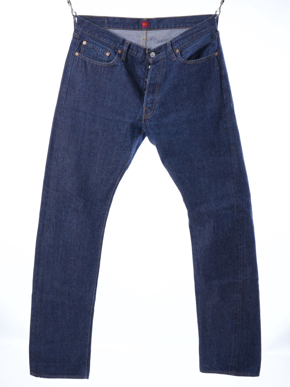 RESOLUTE Resolute 710 Indigo Twill Cotton Straight Selvedge Jeans | Grailed