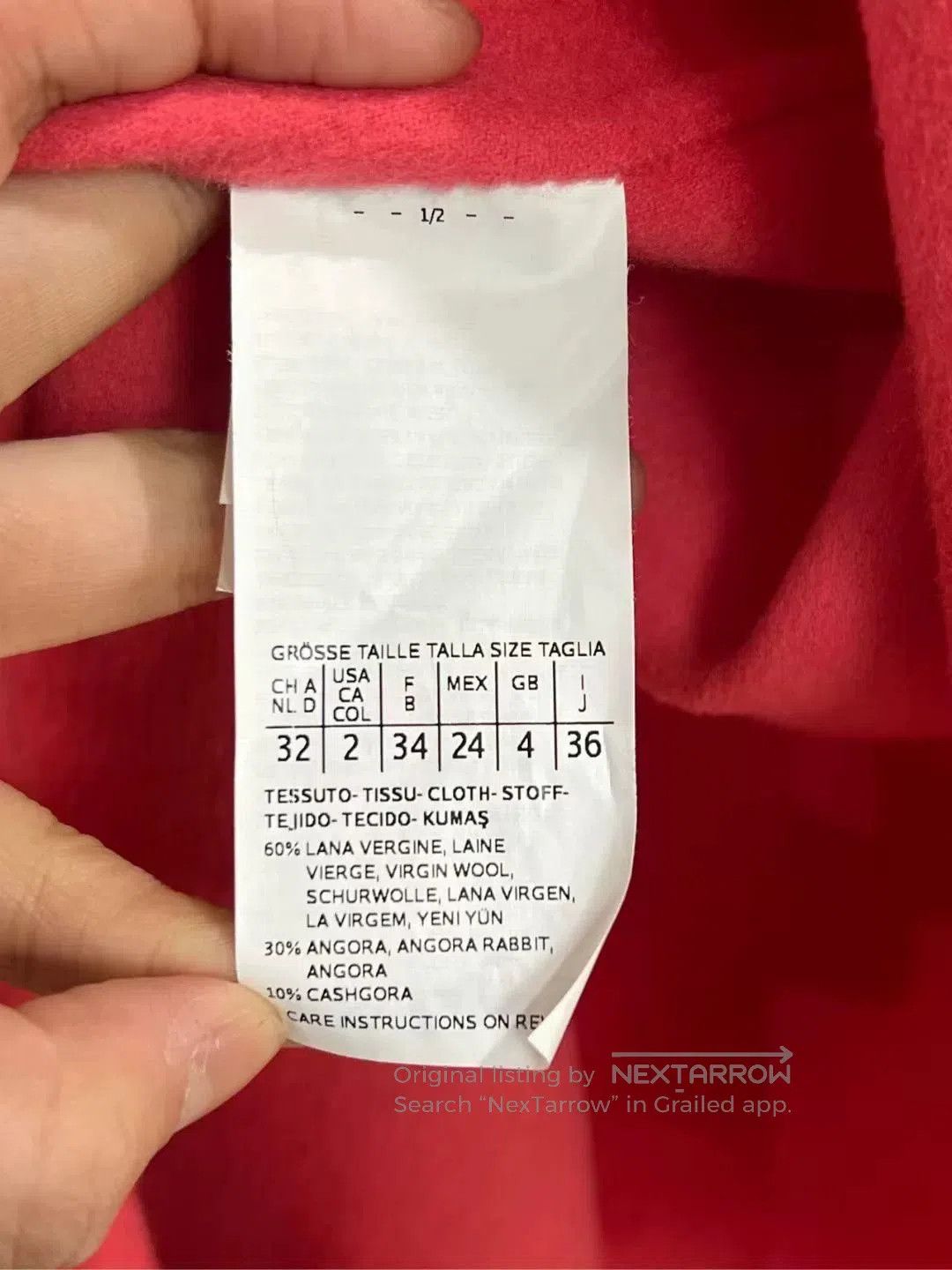 Max Mara Max Mara Peach Coat. Size XXS / US 00 / IT 34 - 3 Thumbnail