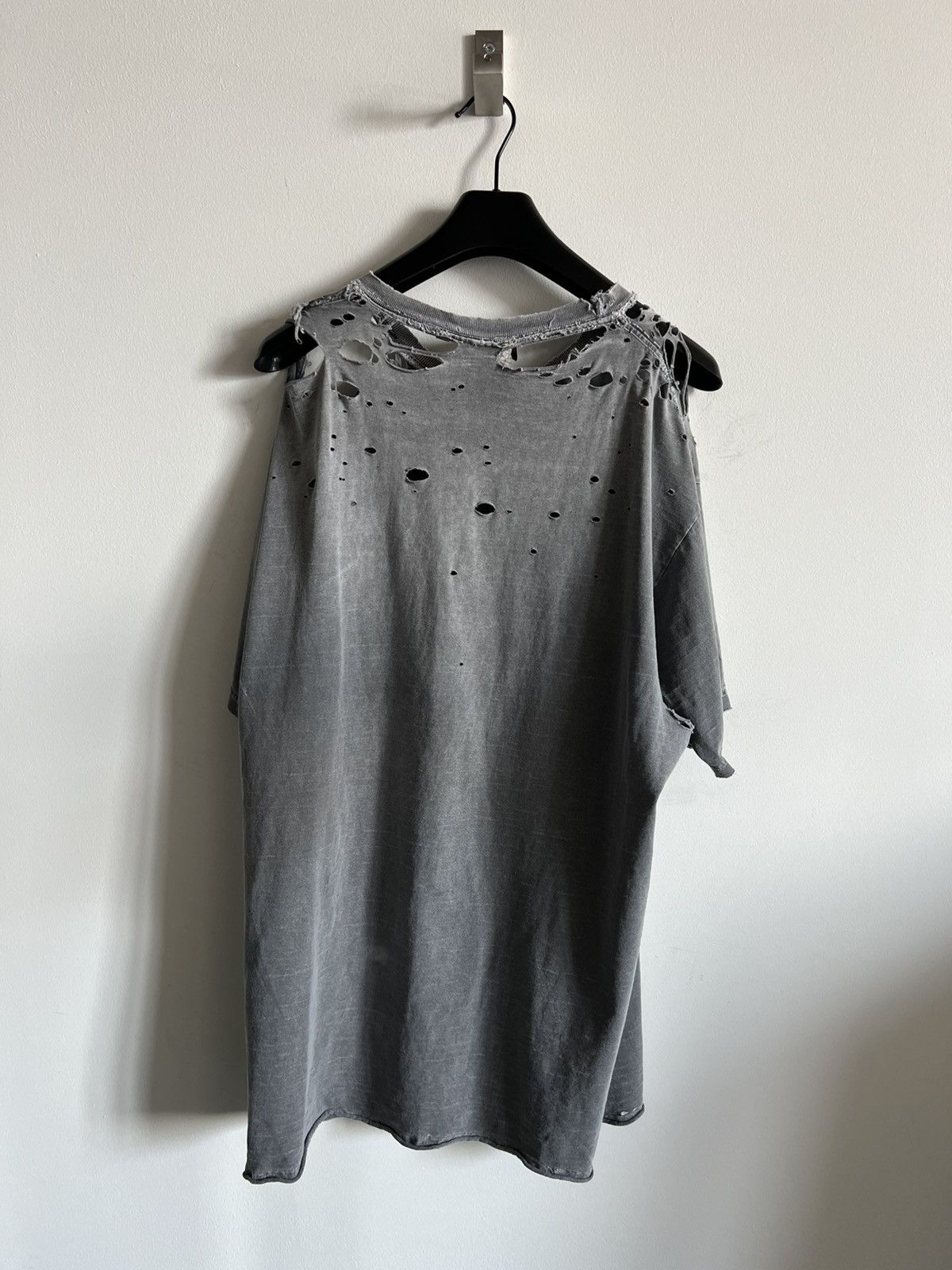 Vintage Vintage Thrashed Destroyed Slate Grey Tee Size US XL / EU 56 / 4 - 9 Thumbnail