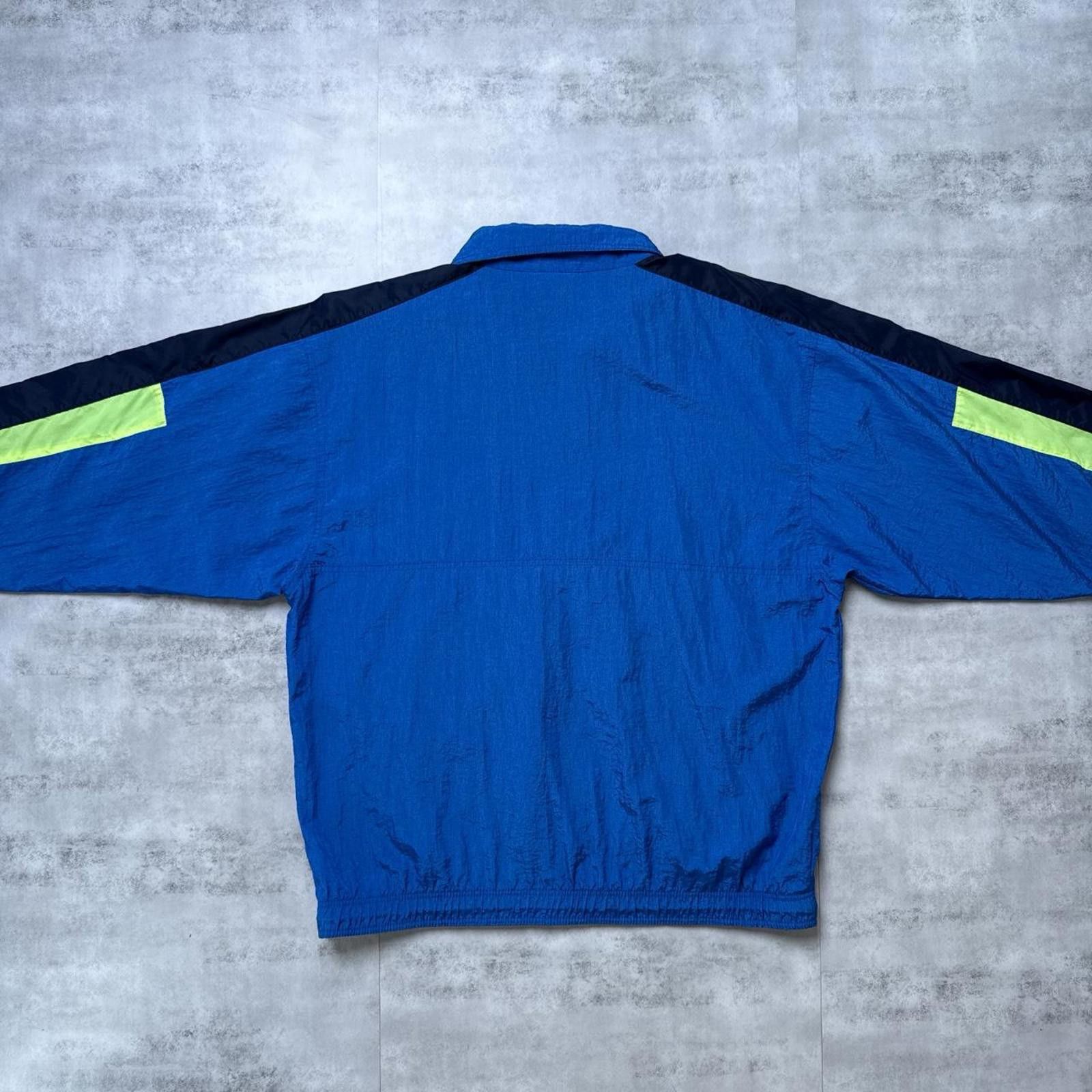 Nike Y2K Nike 90s Blue windbreaker jacket gray tag Size US M / EU 48-50 / 2 - 2 Thumbnail