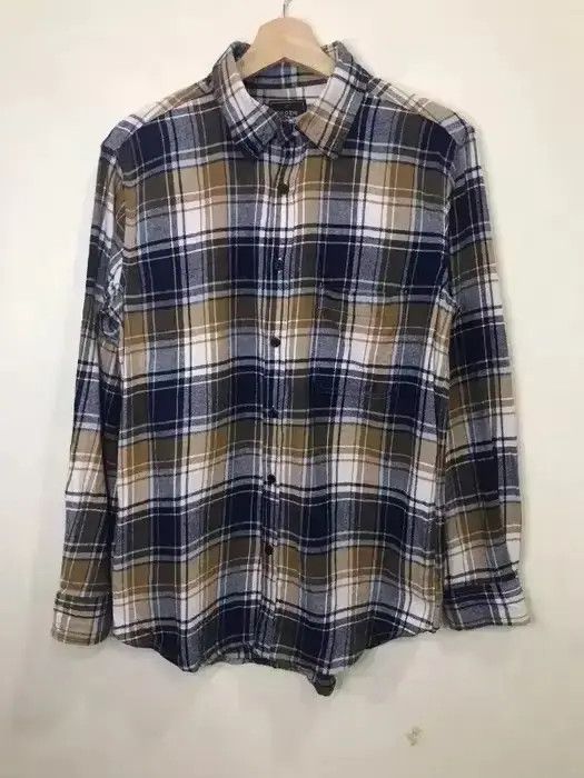 Vintage Field Eye Plaid Tartan Flannel Shirt Size US L / EU 52-54 / 3 - 2 Thumbnail