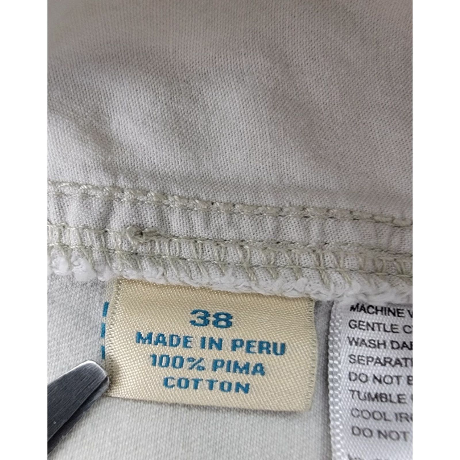 Tommy Bahama Tommy Bahama Shorts Mens 38 Beige 100% Pima Cotton 10'' Inseam Casual Beach Size US 38 / EU 54 - 6 Thumbnail