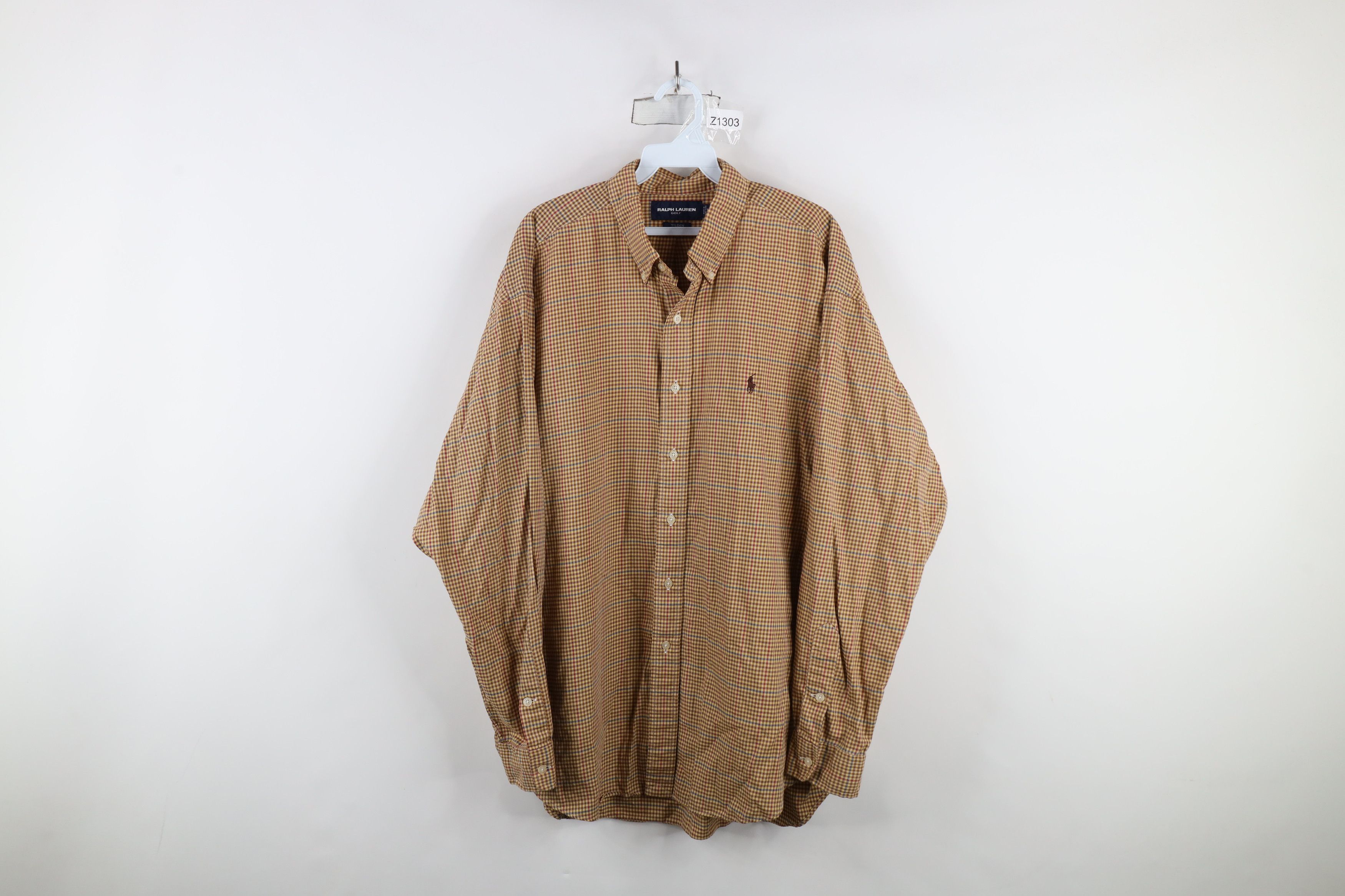 Polo Ralph Lauren Vintage Polo Golf Ralph Lauren Button Down Shirt Plaid Size US XL / EU 56 / 4 - 1 Thumbnail